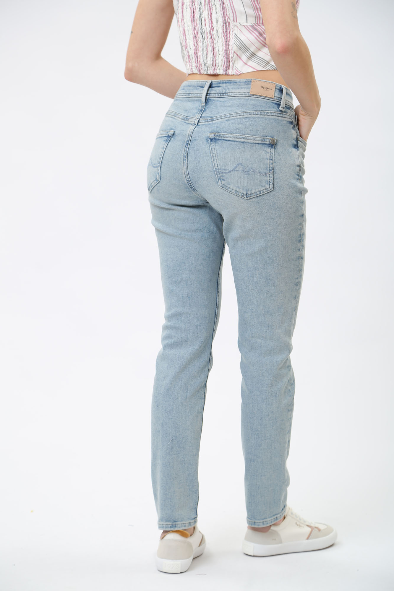 PL204591 джинсы tapered jeans hw  pepe jeans 