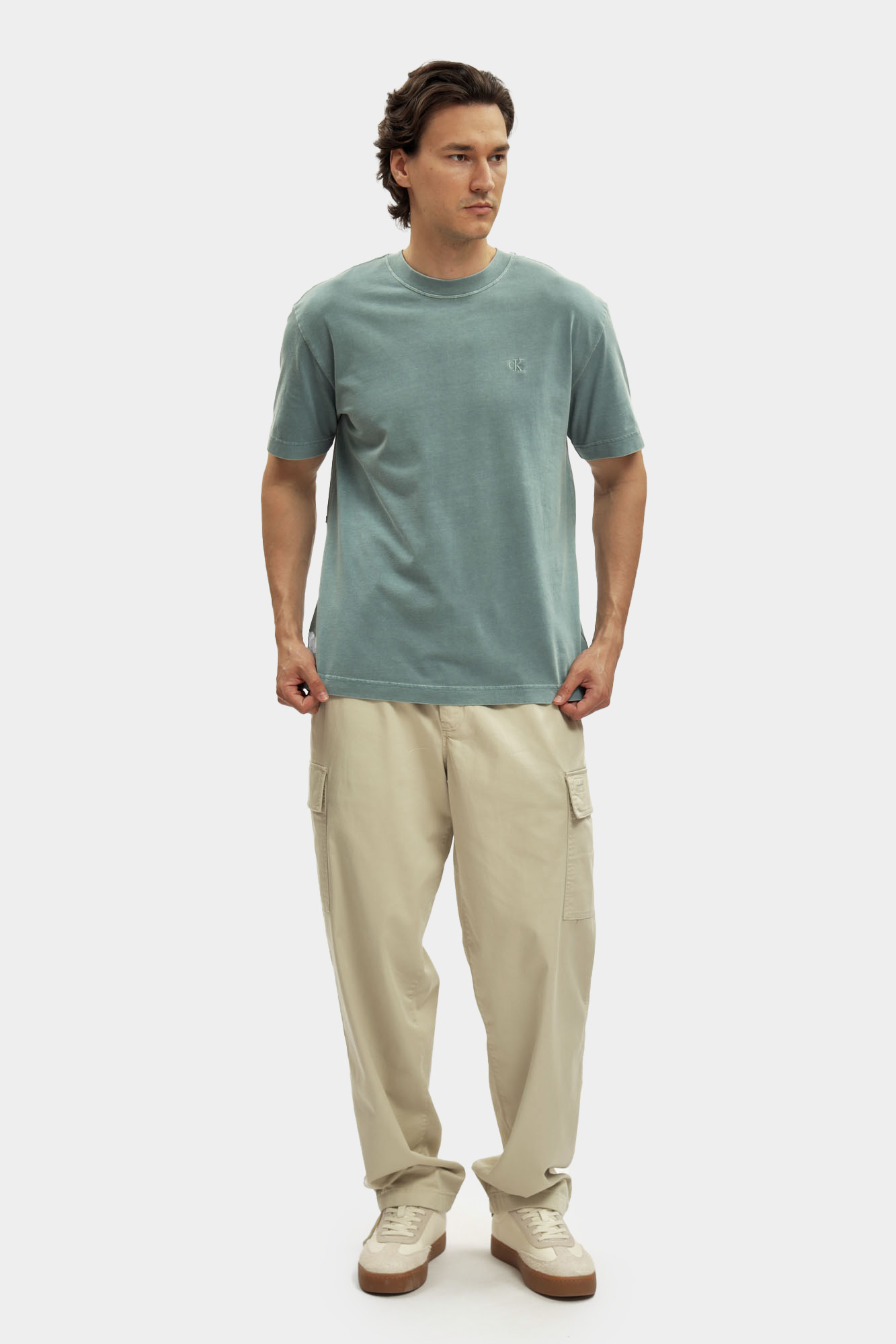 J30J327488 Футболка Calvin Klein Jeans Зеленый