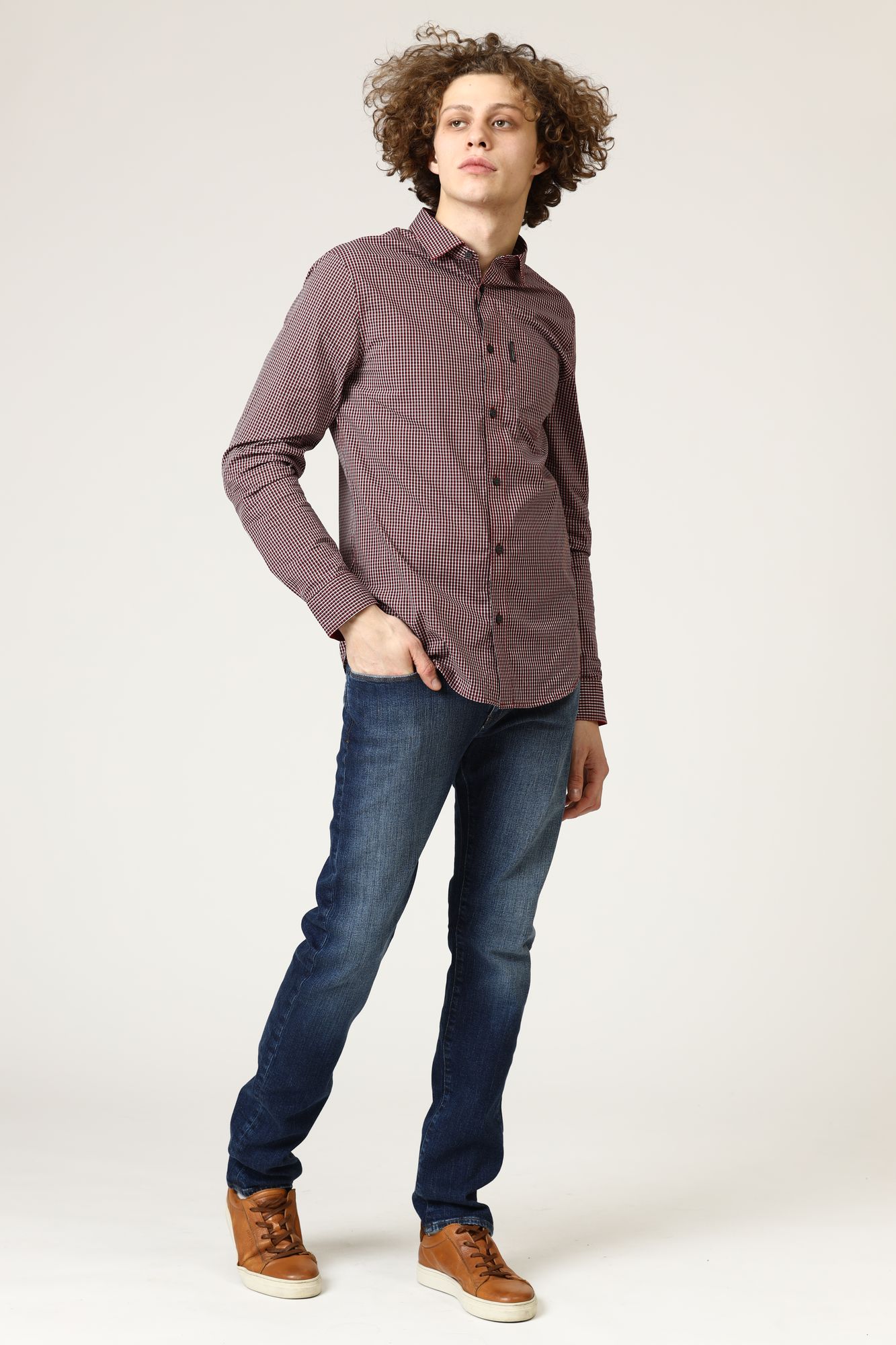 6HZJ13_Z2CMZ Джинсы SLIM Armani Exchange Синий