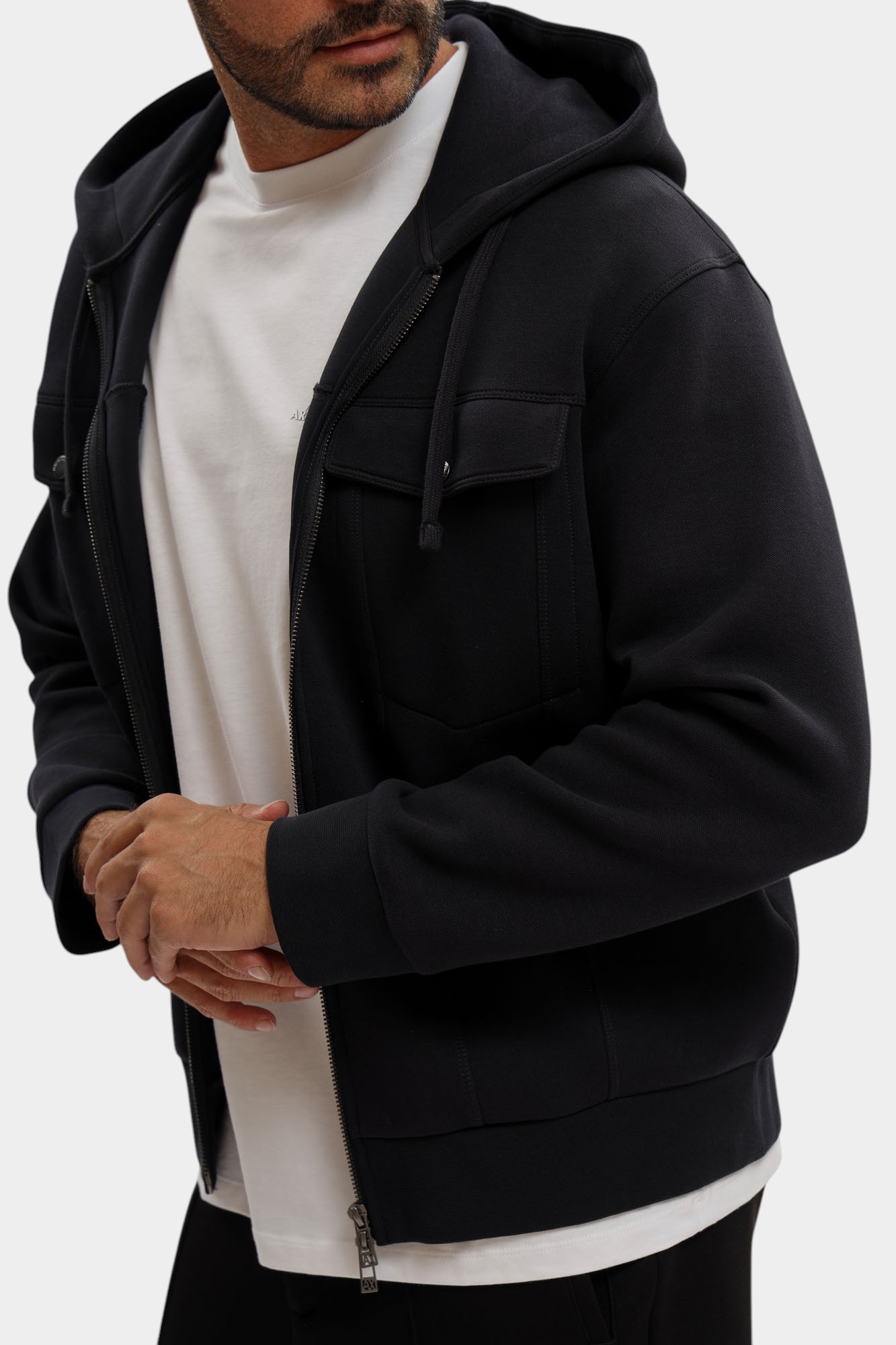 XM000967_AF16222 Толстовка с капюшоном Armani Exchange Синий