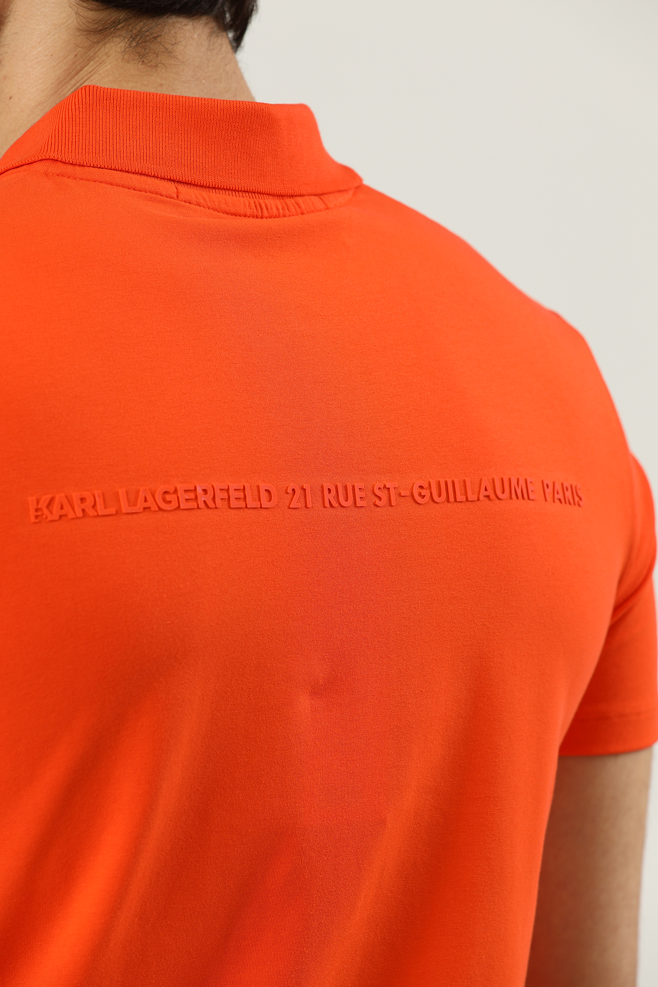 521221_745084 Поло Karl Lagerfeld Оранжевый