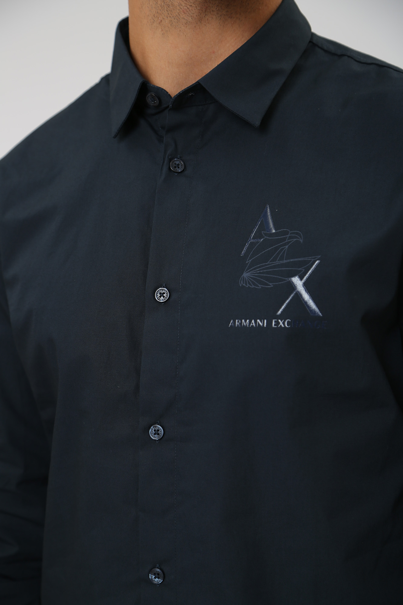 6RZC06_ZNXLZ Рубашка д/р Armani Exchange Синий