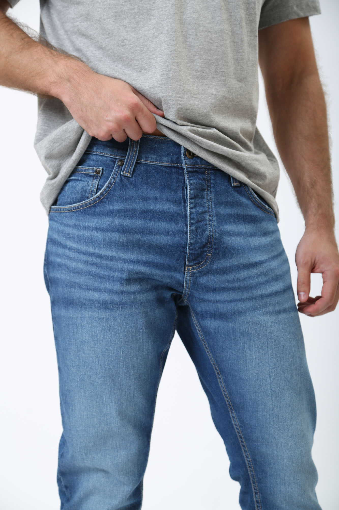 1014868-5000 Джинсы Toledo Tapered  Mustang Синий