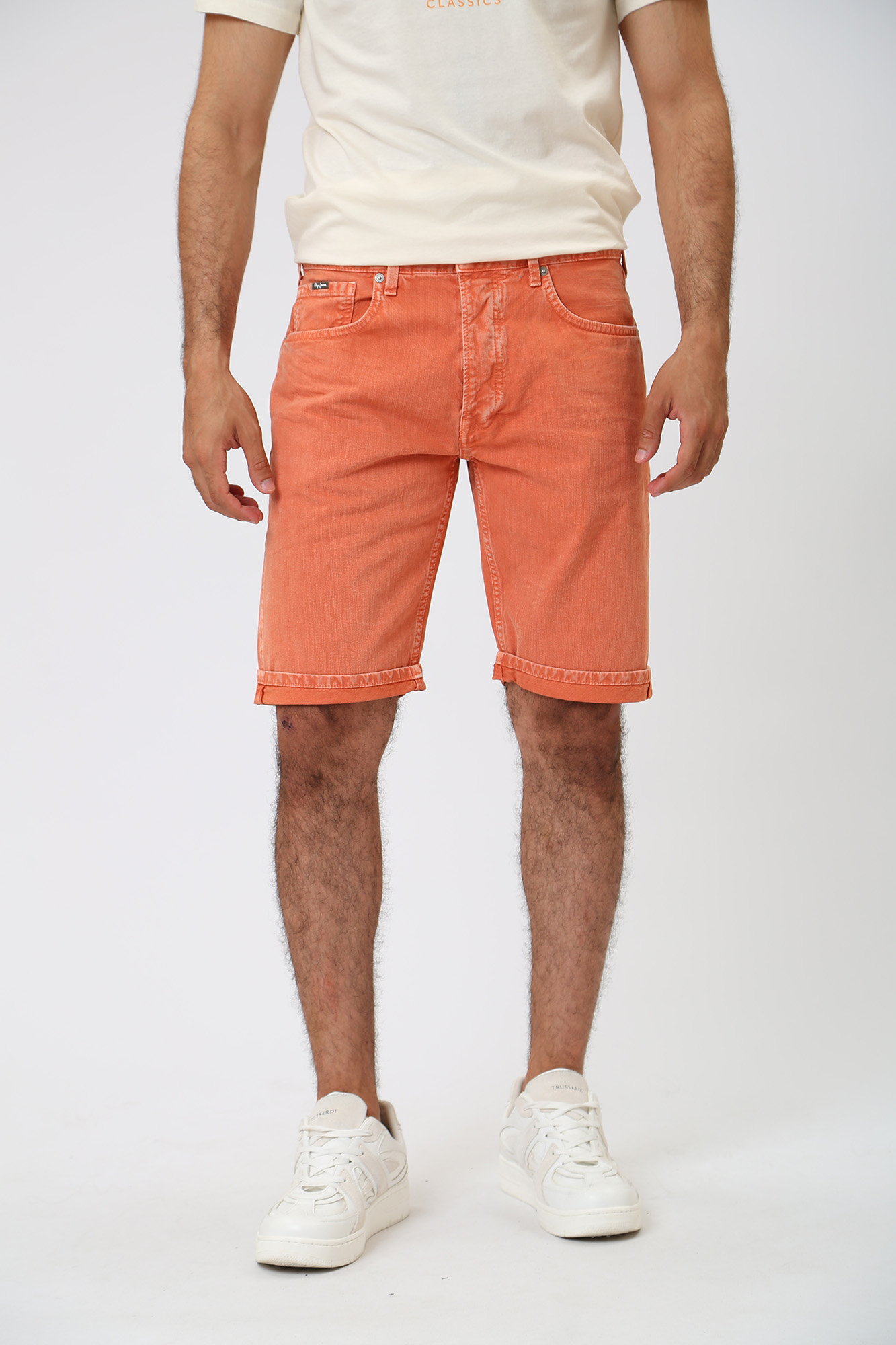PM801014 Шорты джинсовые Pepe Jeans Оранжевый