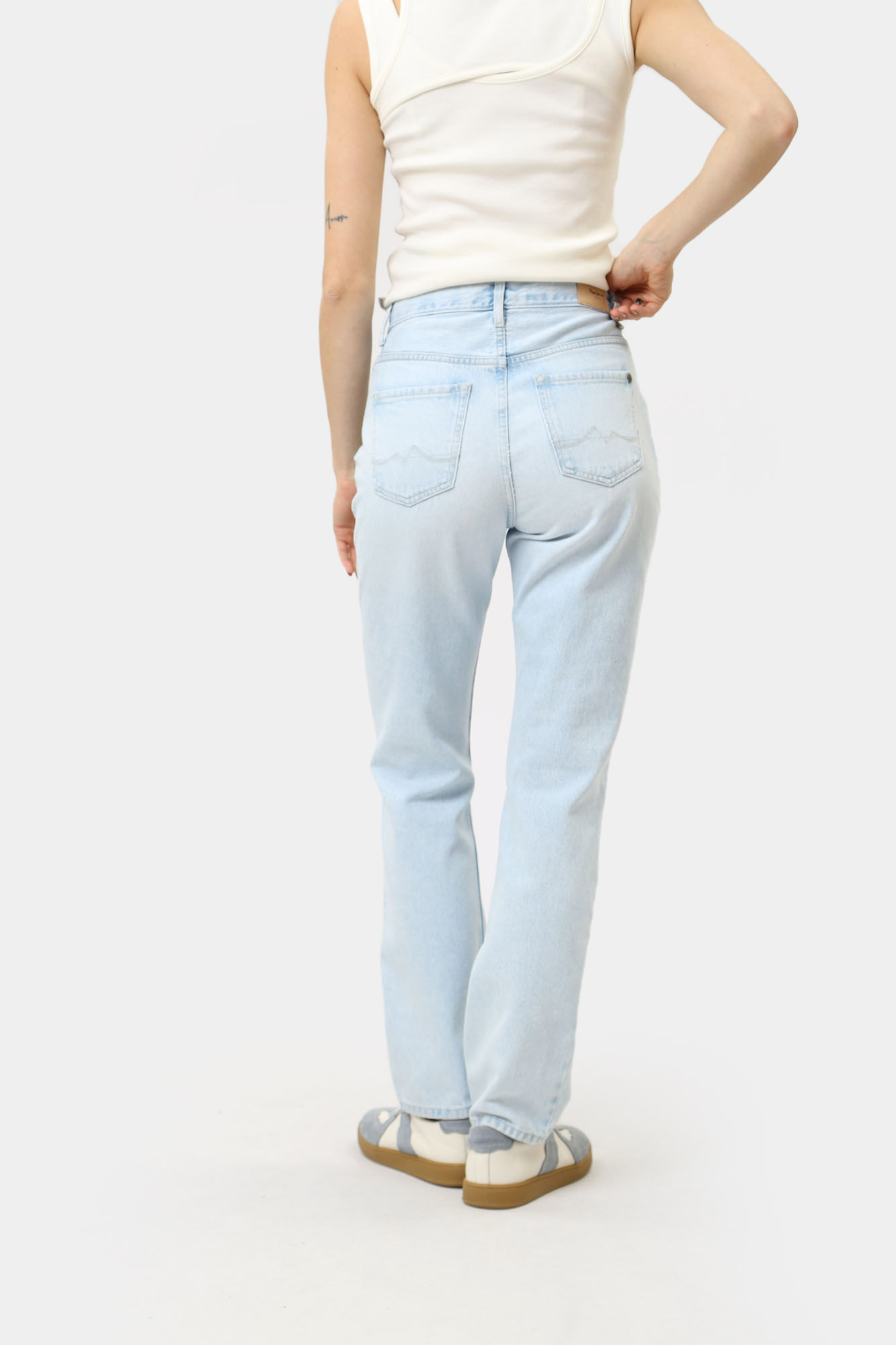 PL204593RG7 джинсы straight jeans uhw  pepe jeans 