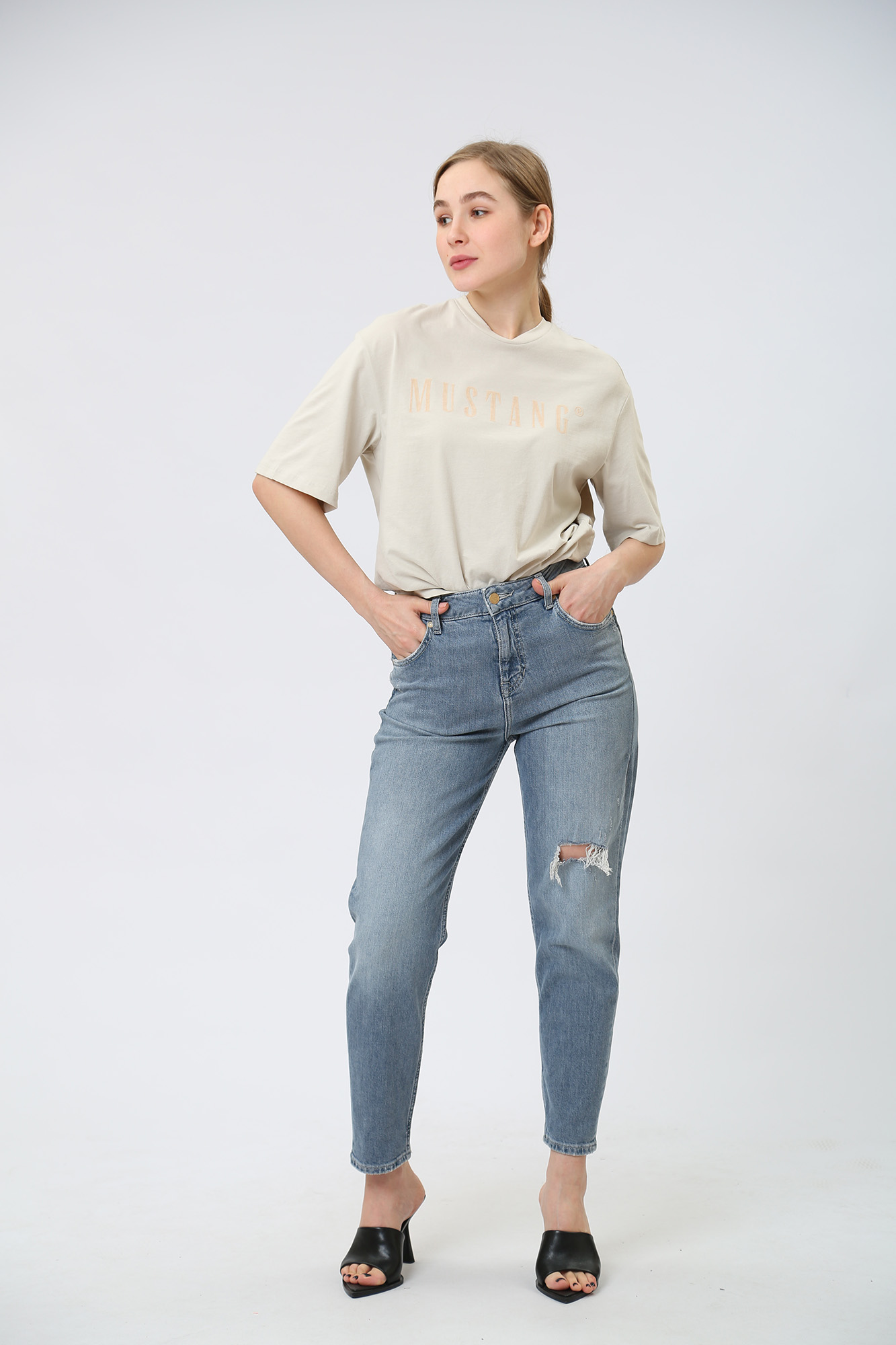 1013163-5000 джинсы moms mustang 