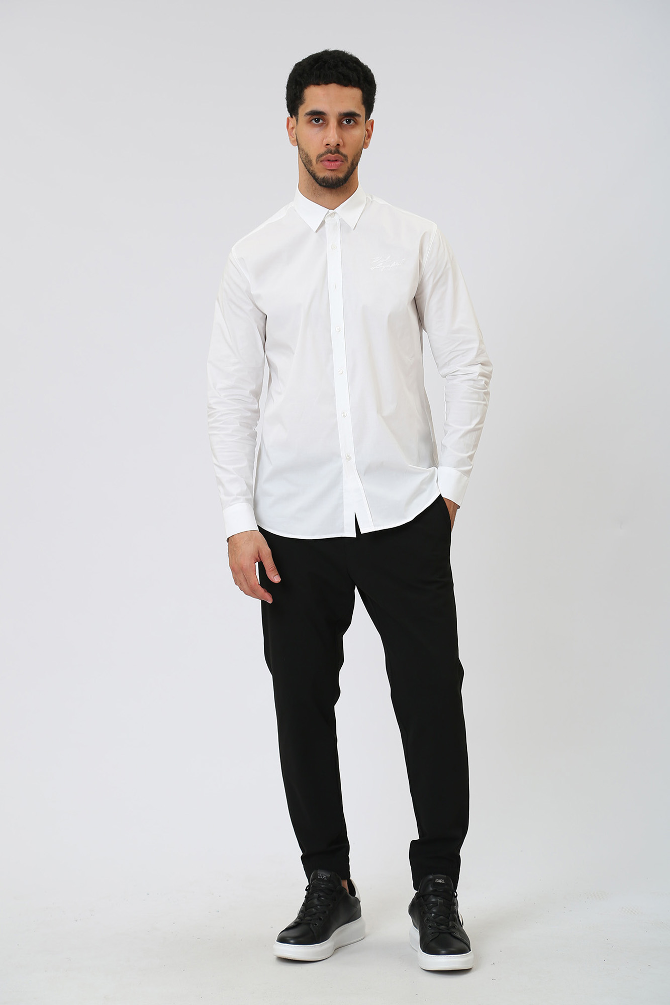 532600_605935 Рубашка Karl Lagerfeld Белый