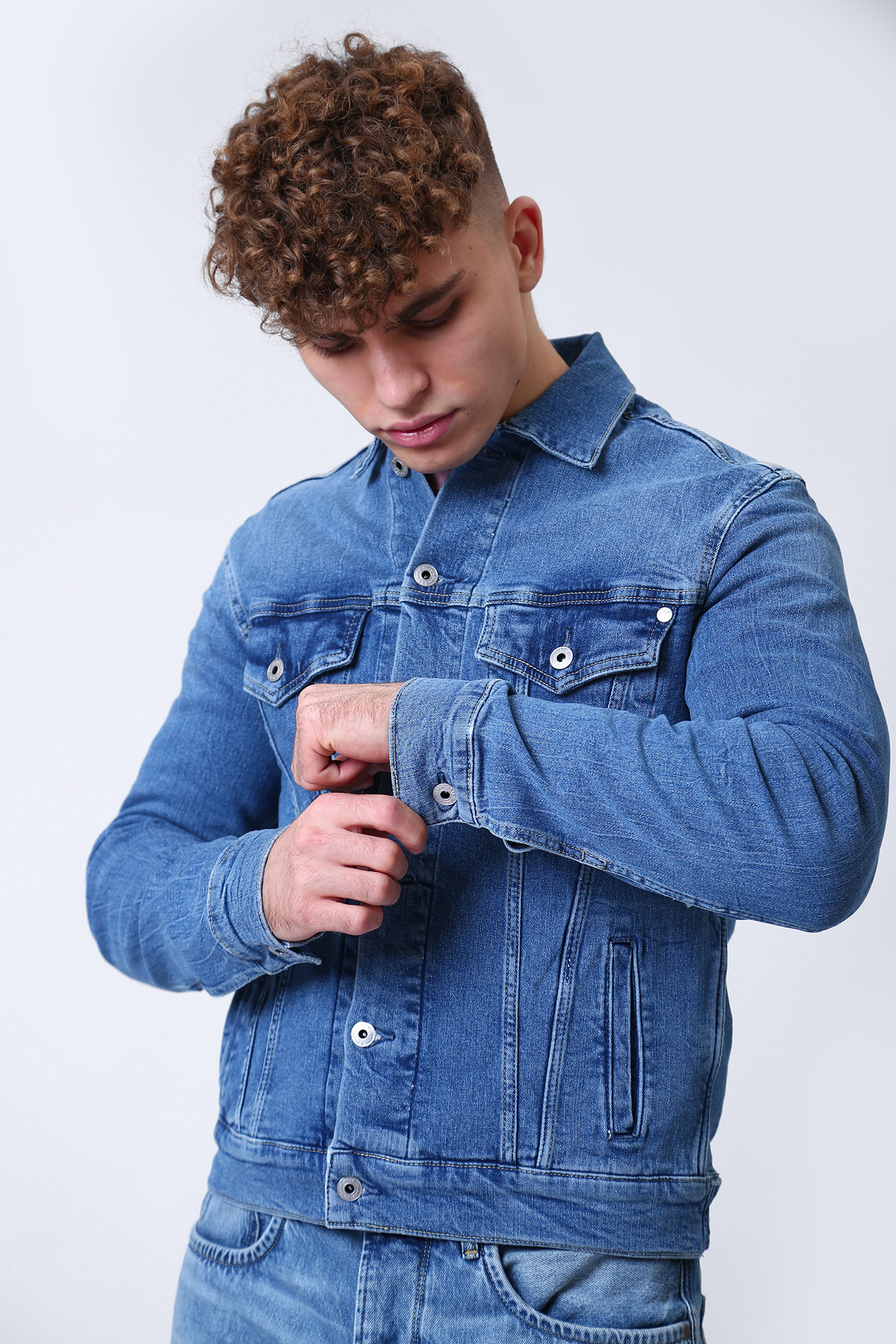 PM402465HQ0 Куртка джинсовая Pepe Jeans Синий