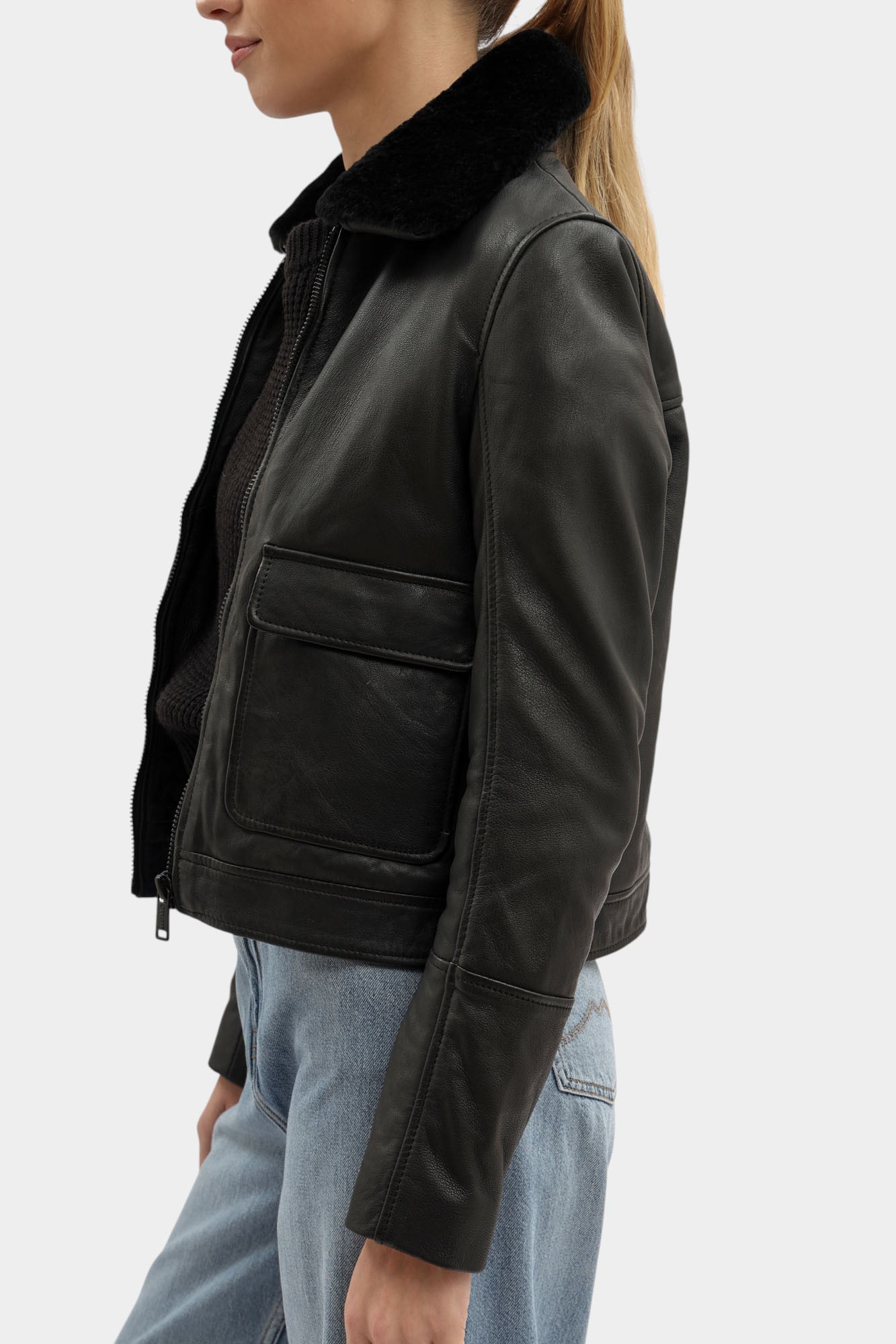 MU-W252-340 куртка кожаная mustang 