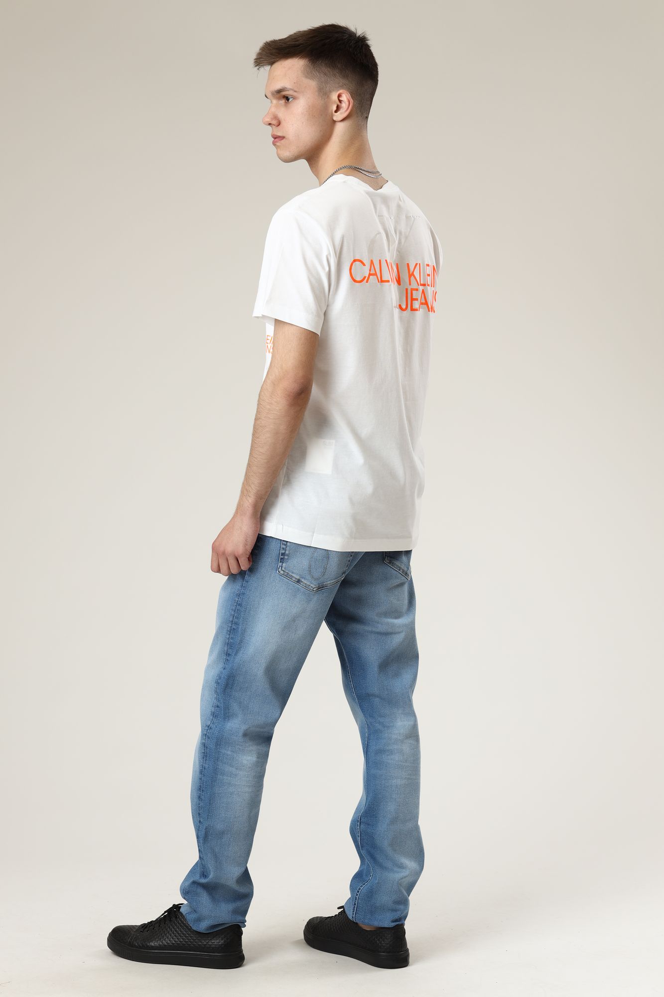 J30J317222_ Джинсы SLIM Calvin Klein Jeans Голубой