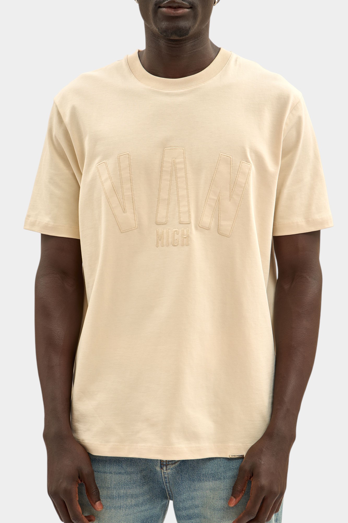 VM-ERK-22-578 Футболка Van Mich Бежевый