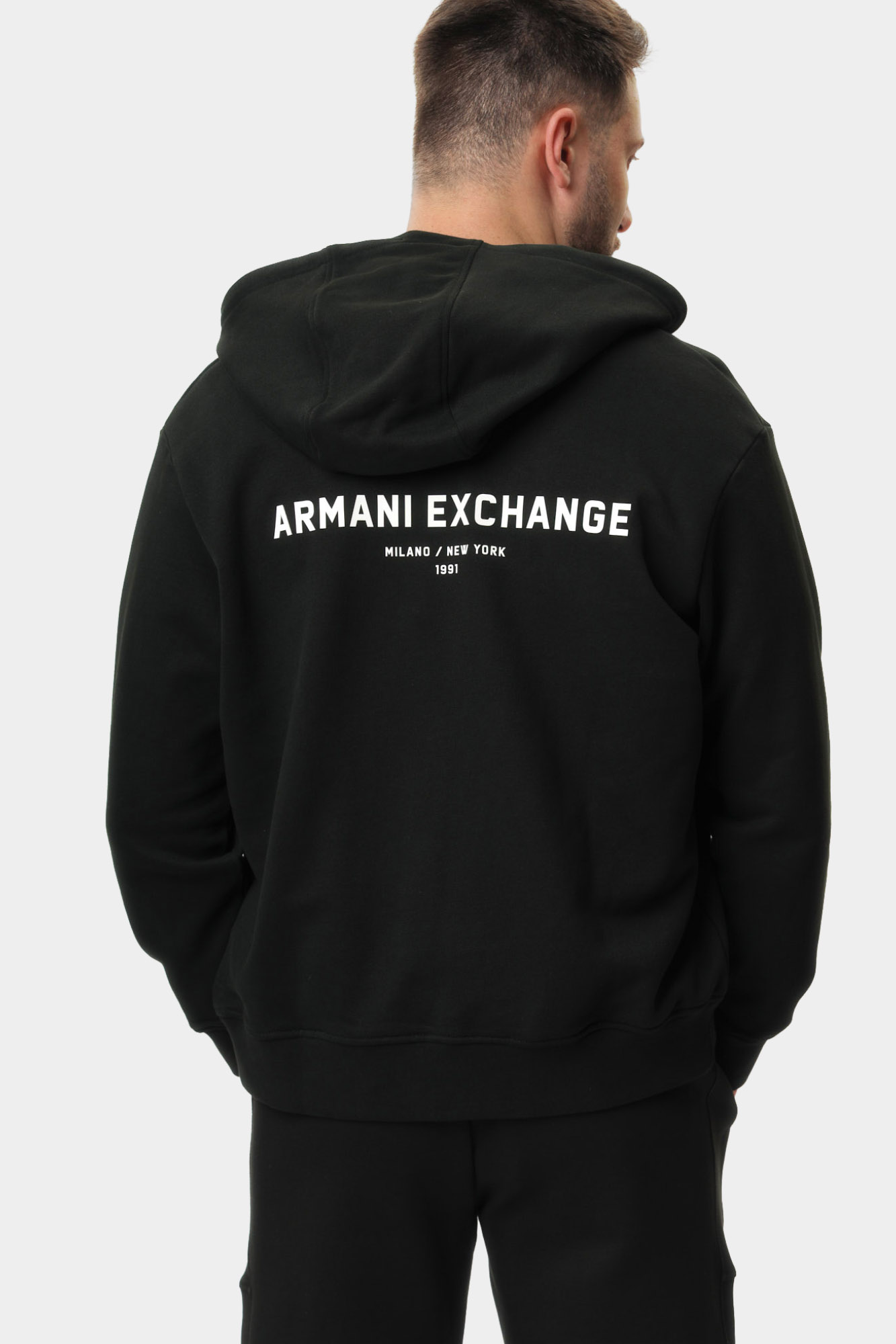 XM000223_AF12656 Толстовка с капюшоном Armani Exchange Черный