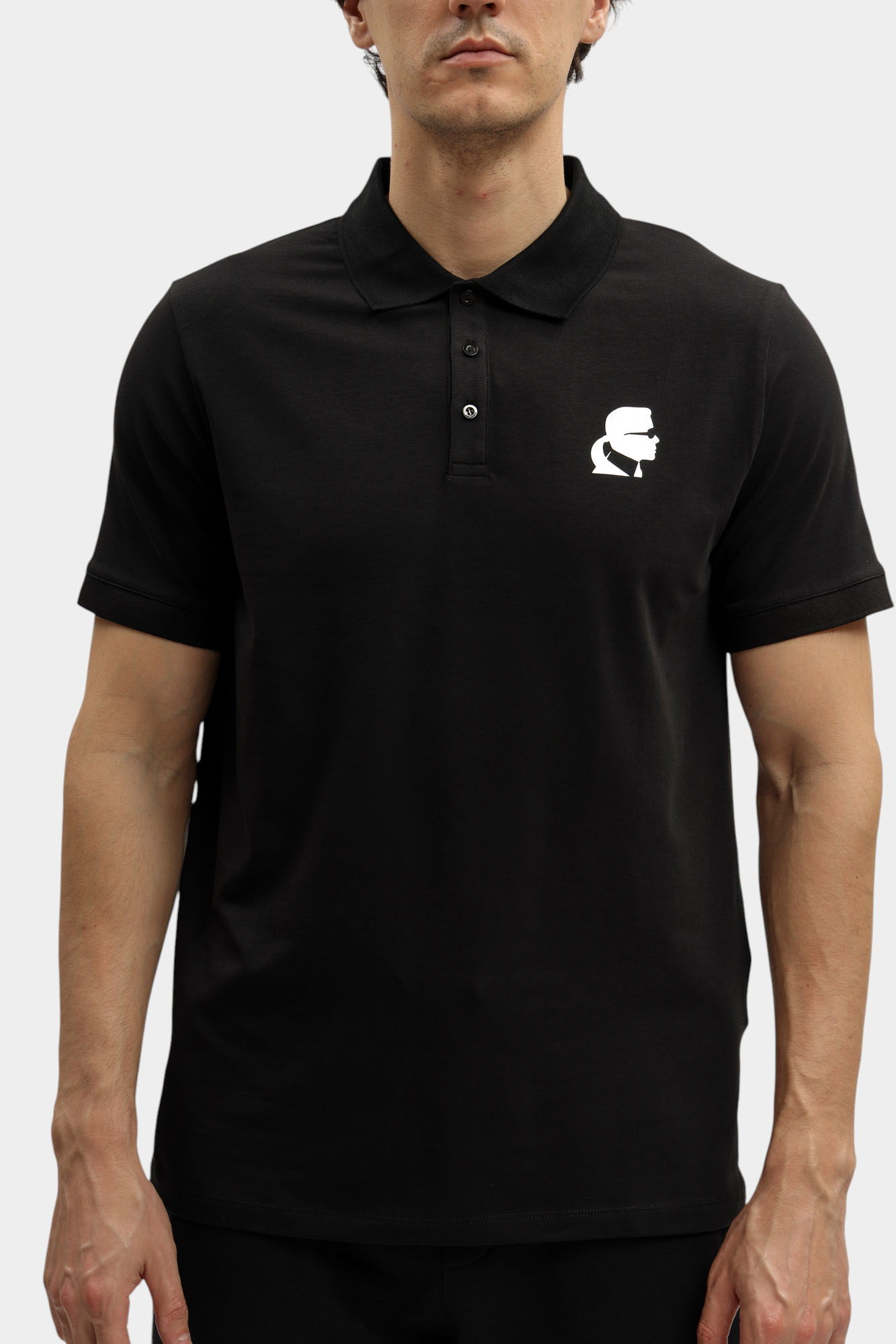 554235_745401 Поло Karl Lagerfeld Черный