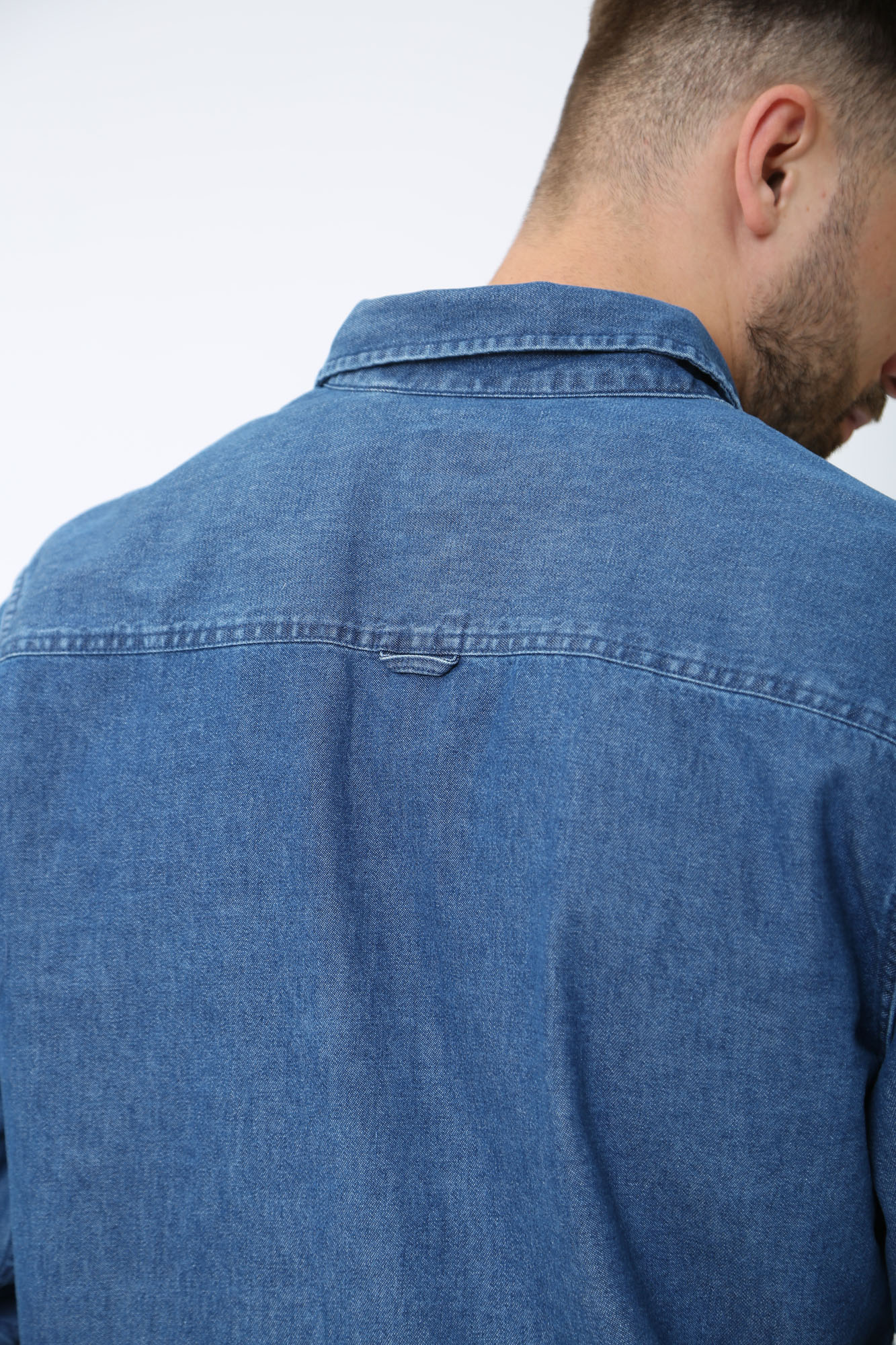 1014763-5000 Рубашка с длинным рукавом Mustang Синий