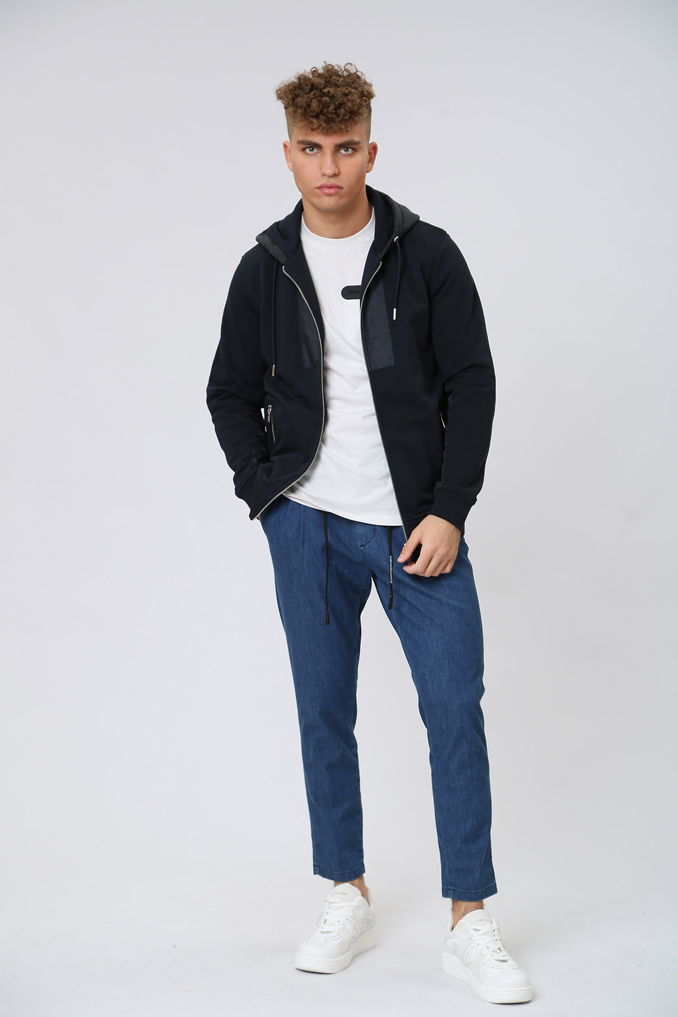 531900_705083 Толстовка с капюшоном Karl Lagerfeld Синий