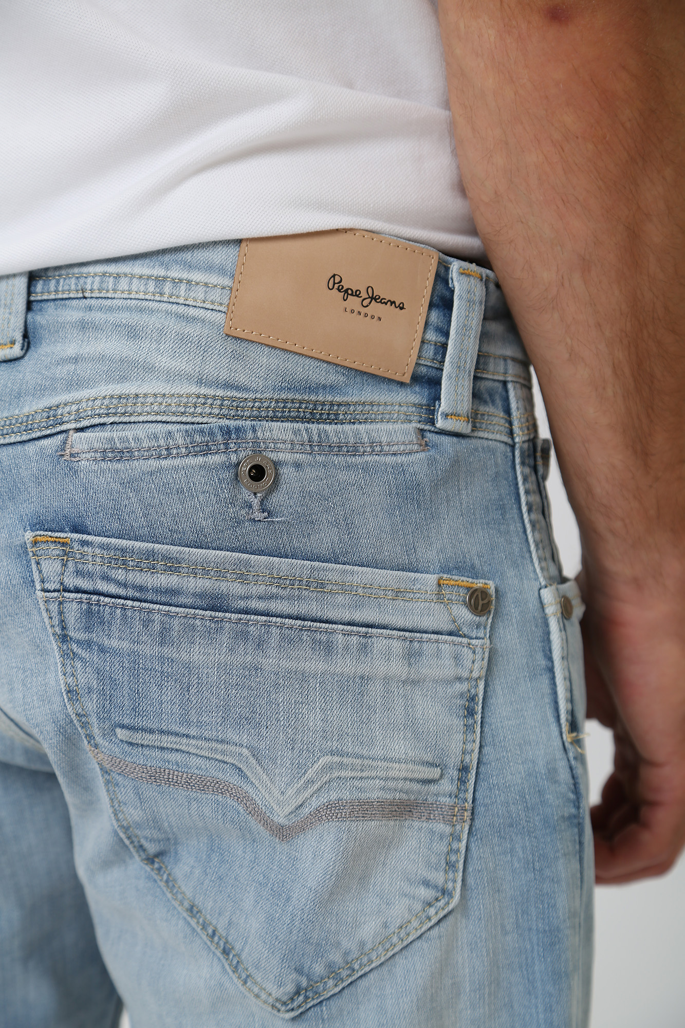 PM206325PD8 Брюки джинсовые Pepe Jeans Голубой