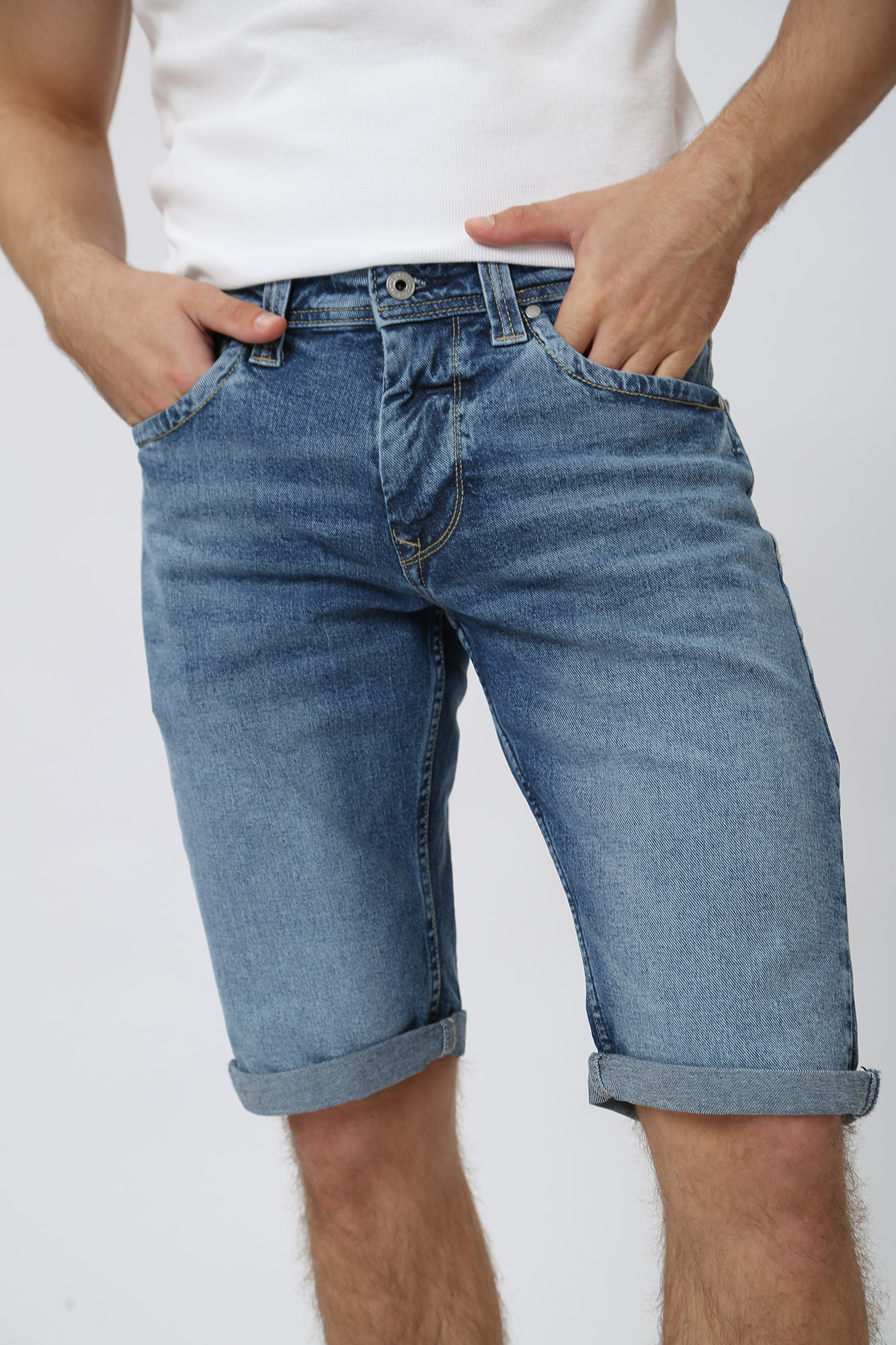 PM800935HR0 Шорты джинсовые Pepe Jeans Голубой