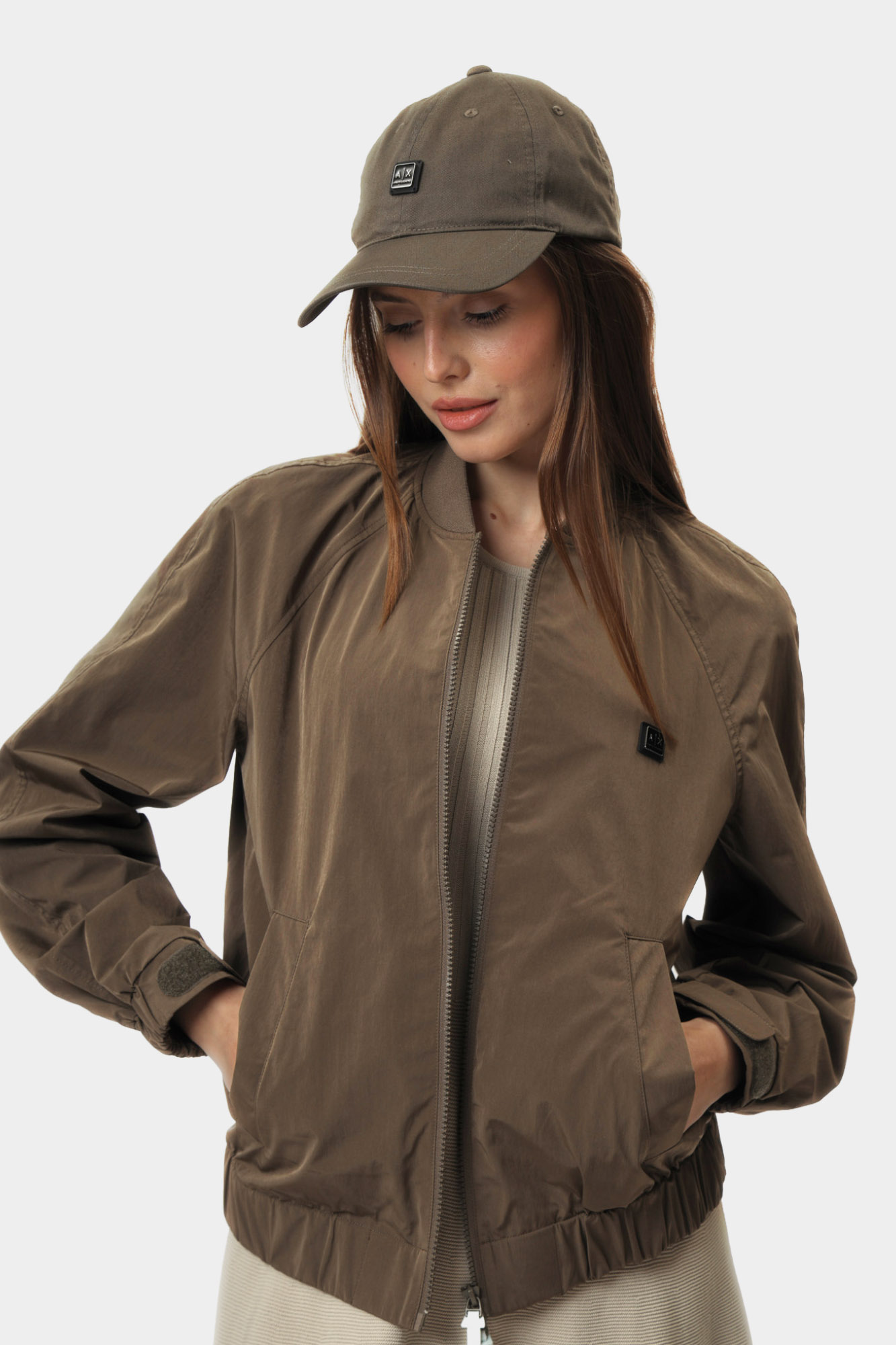 XW000312_AF12128 Кепка Armani Exchange Розовый
