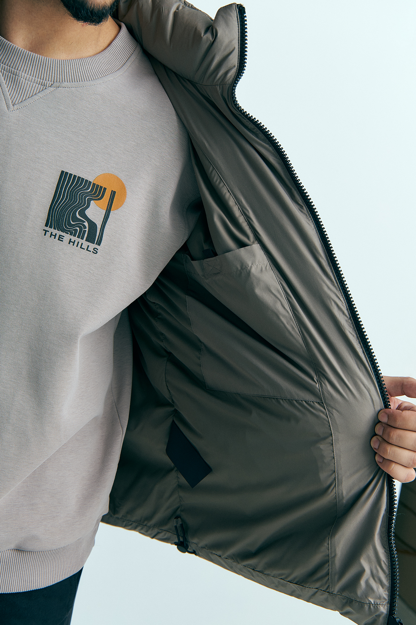 M-232-B-5022701 Куртка The Hills Серый