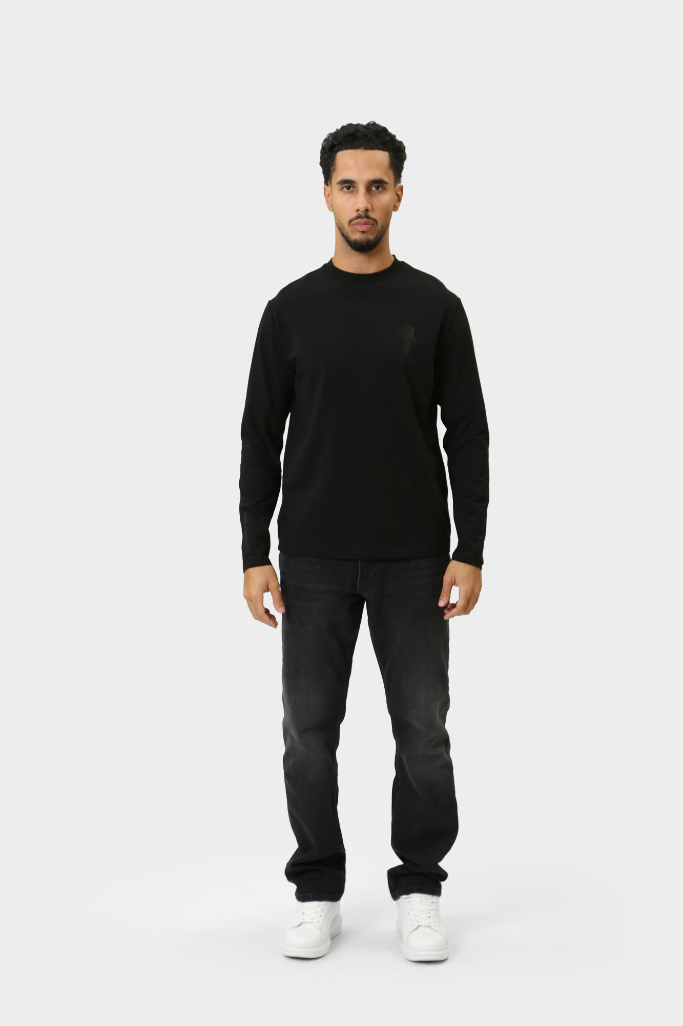 544221_755058 Лонгслив Karl Lagerfeld Черный