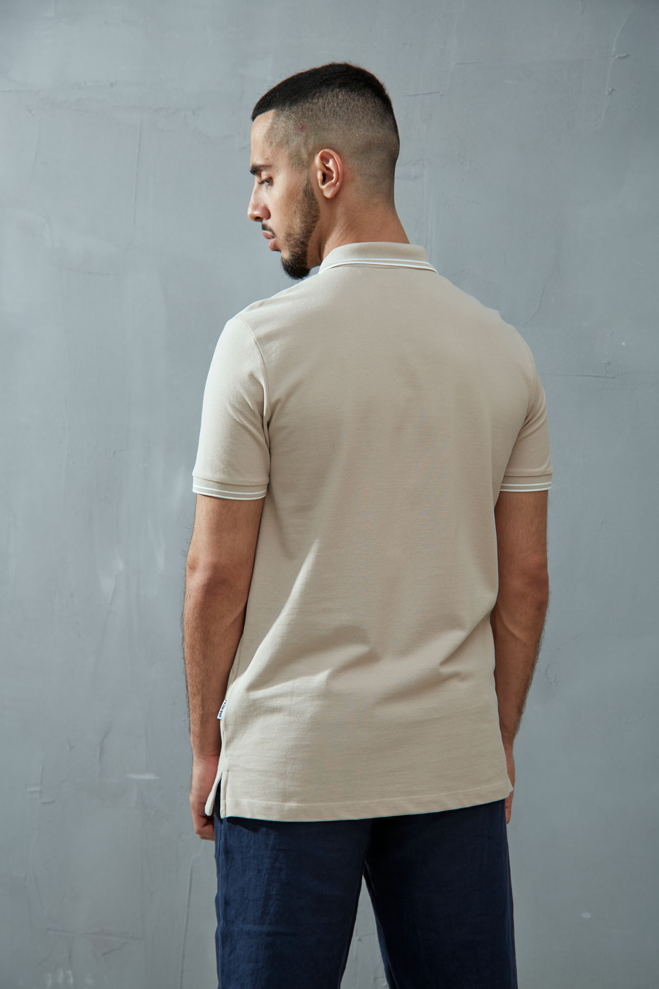 VM-ERK-22-034 Поло Van Mich Бежевый