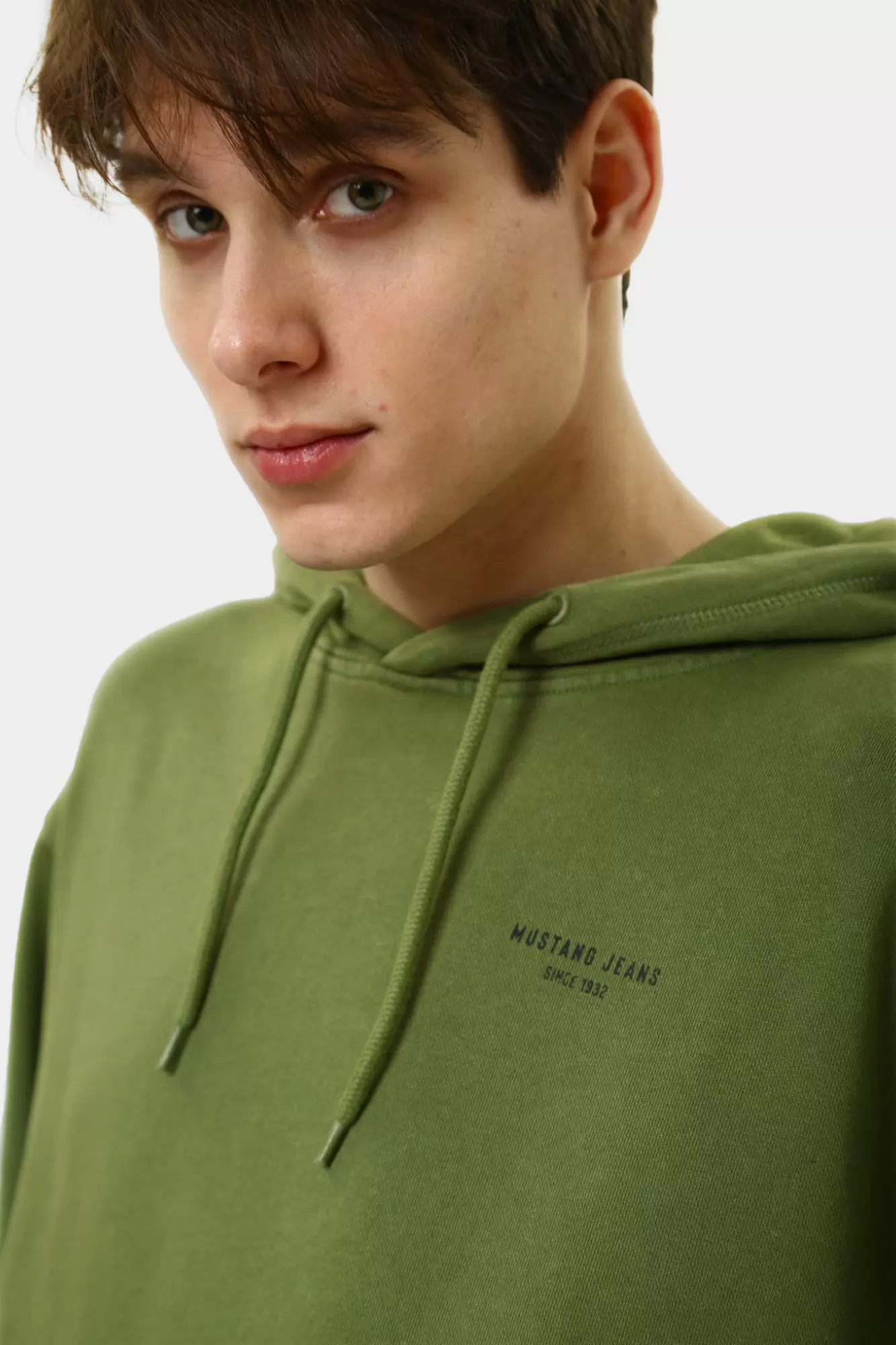 1015925 Худи Mustang Зеленый