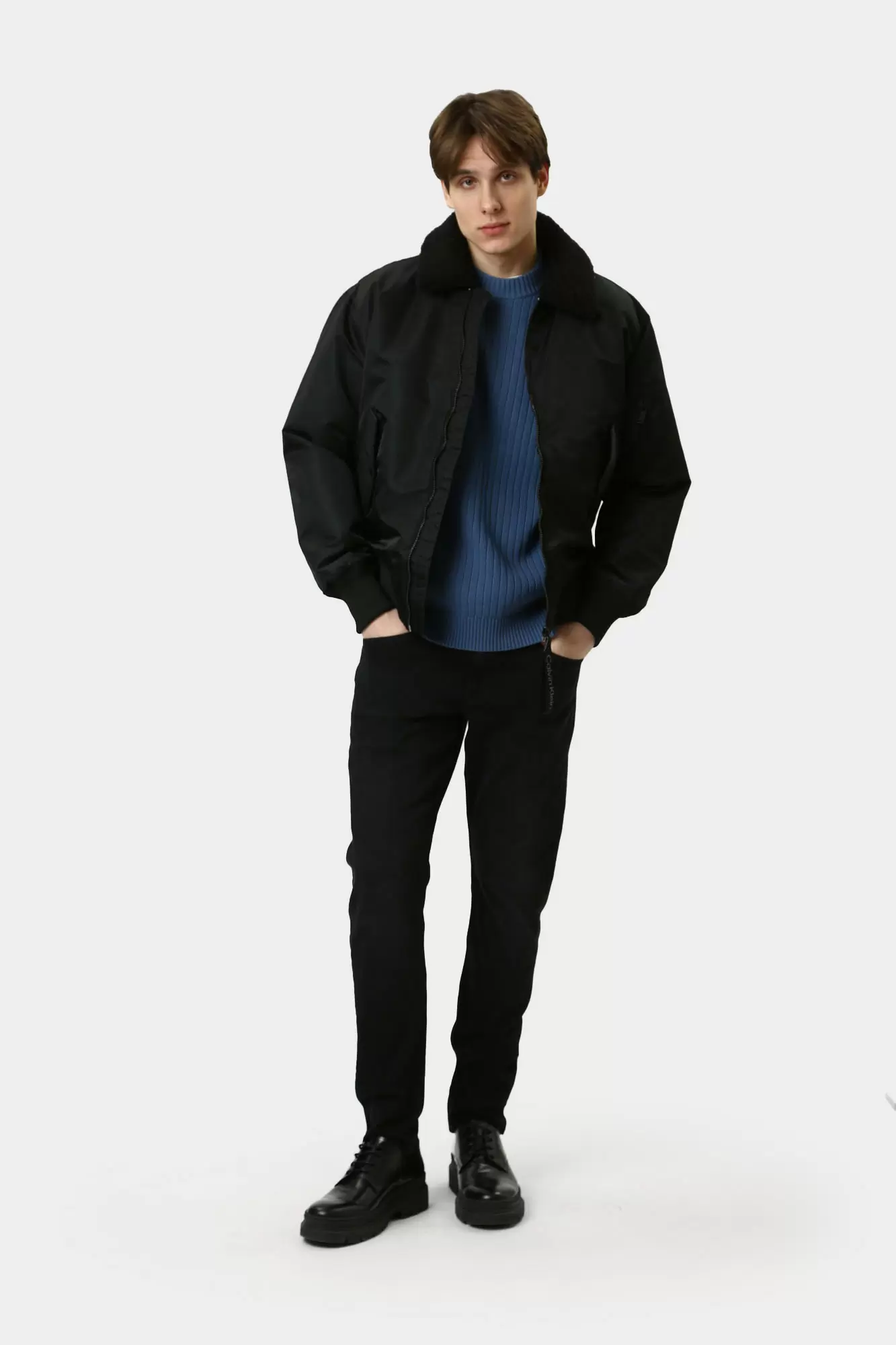 J30J326108 Бомбер Calvin Klein Jeans Черный