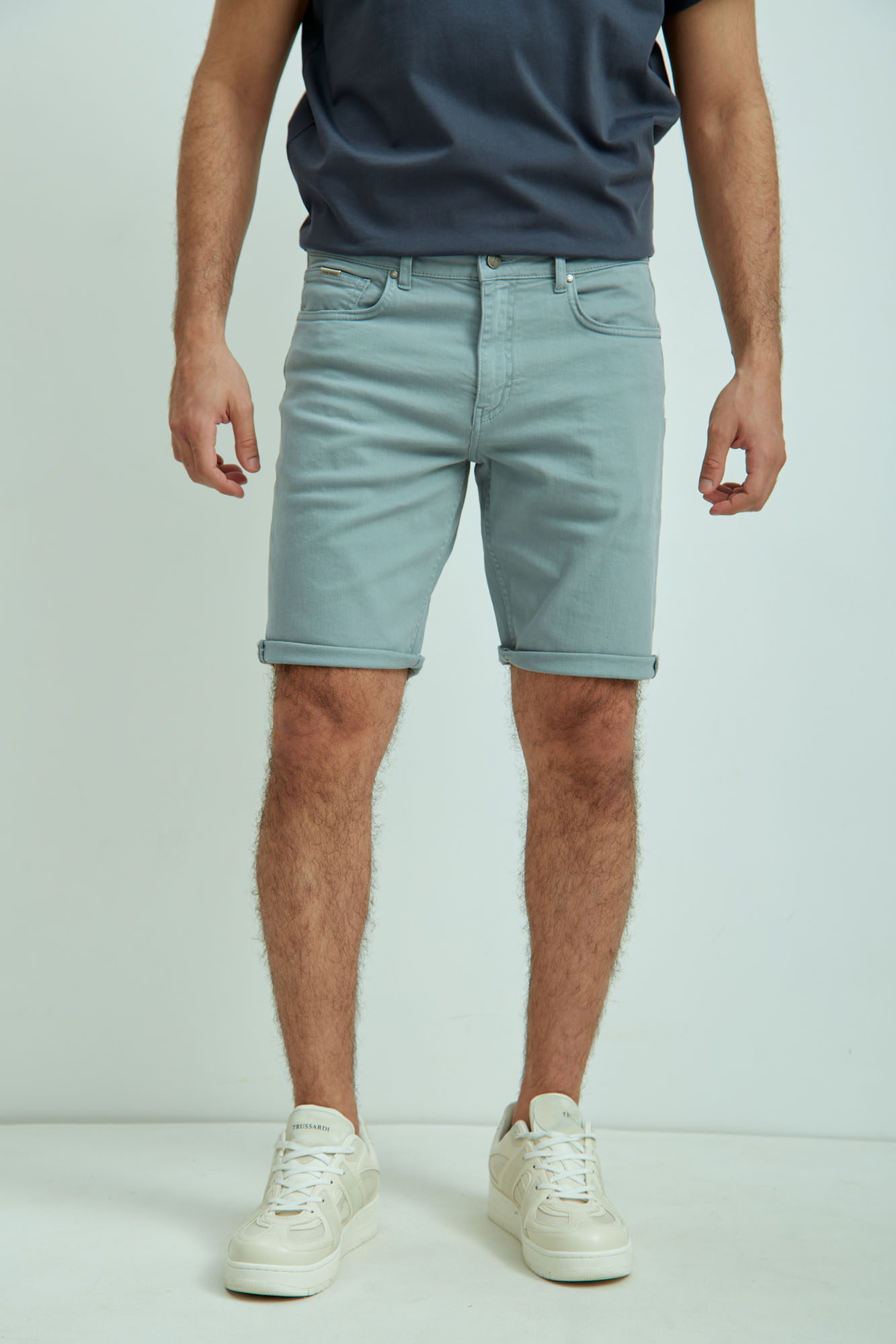 VM-OMA-33-015 Шорты джинсовые Van Mich Голубой