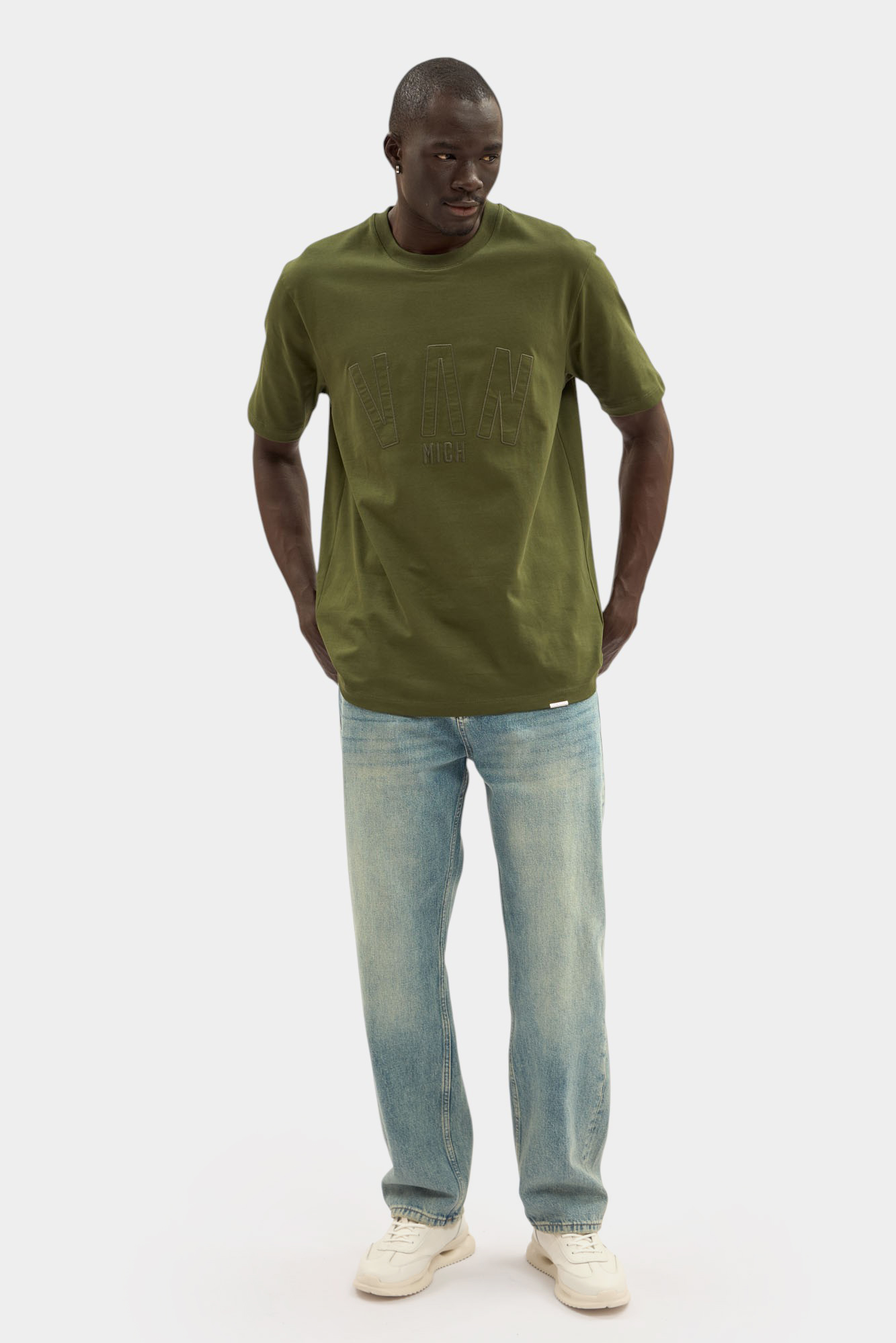 VM-ERK-22-578 Футболка Van Mich Зеленый