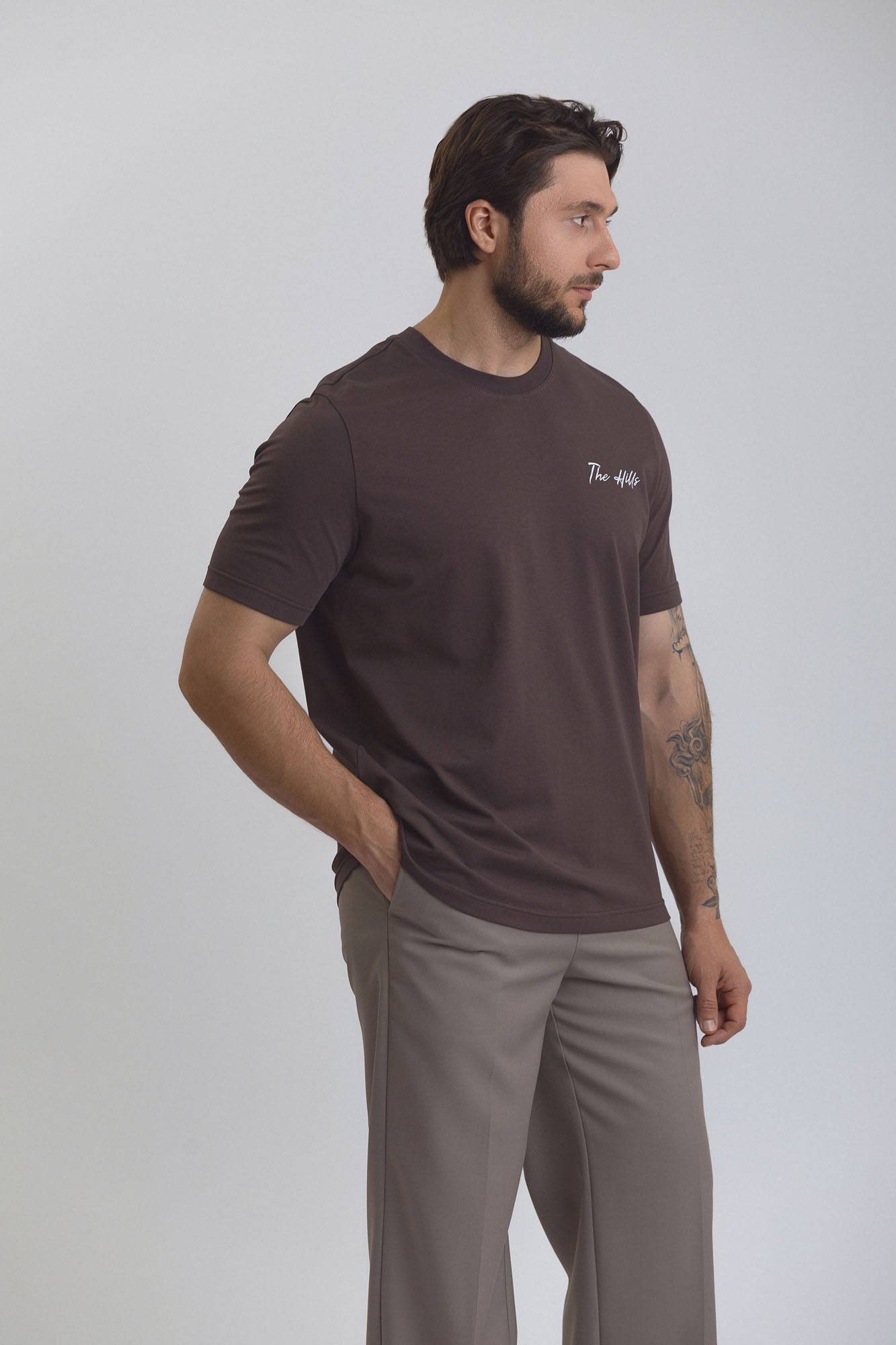 M-252-THT-22-2003 Футболка The Hills Коричневый