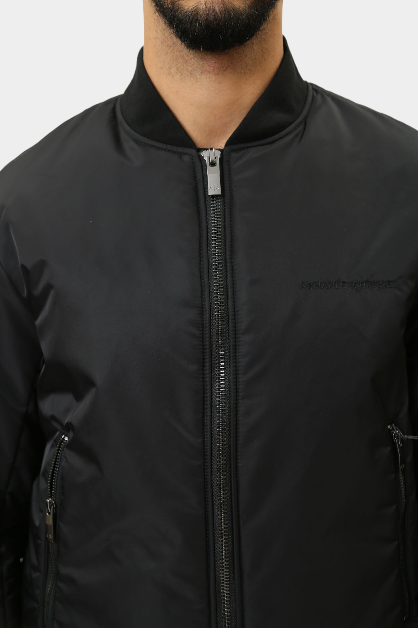 6DZB01_ZN4WZ Бомбер Armani Exchange Черный