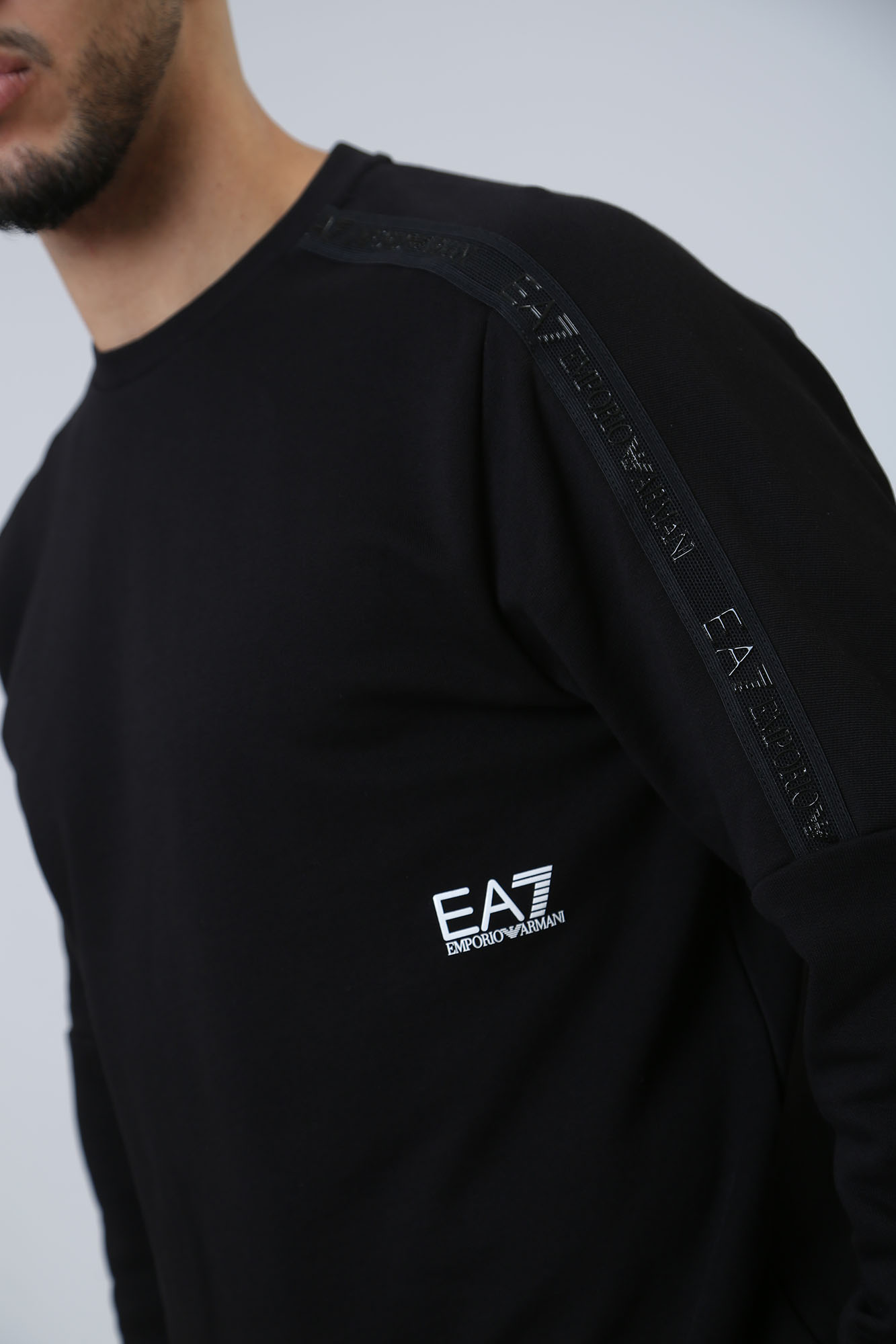 3DPM56_PJEQZ Свитшот EA7 Черный