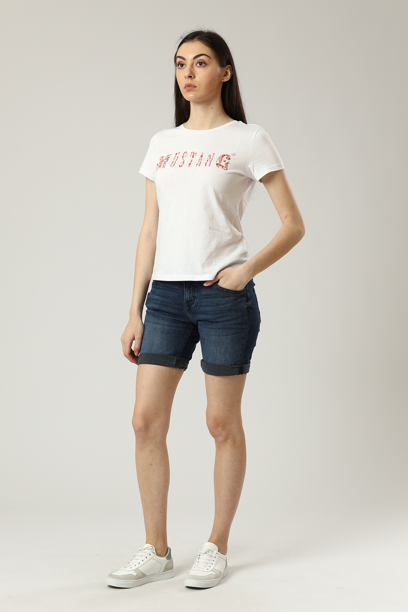 1012542-5000 шорты джинсовые mustang 