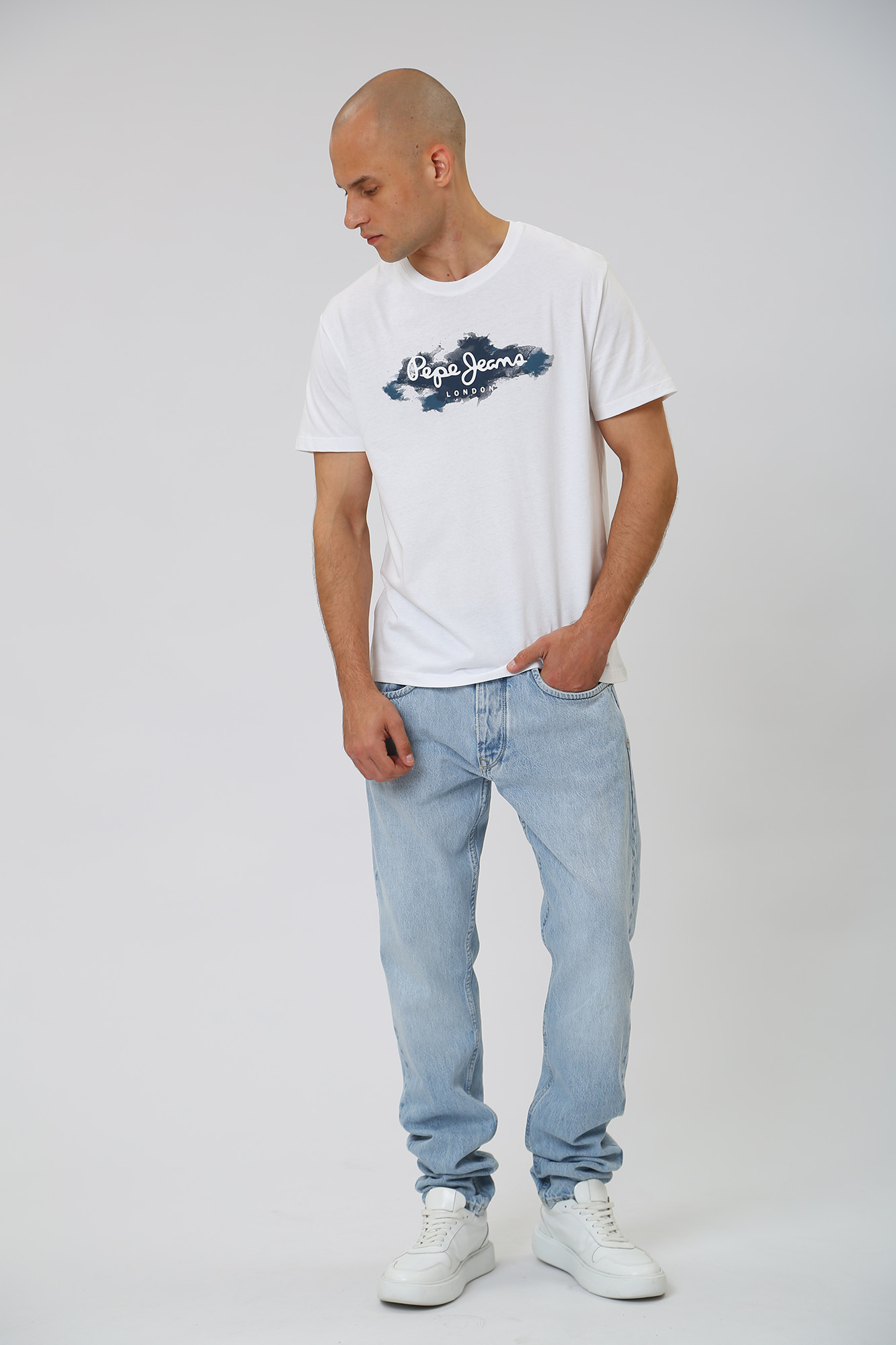 PM206812PF0 Брюки джинсовые Pepe Jeans Голубой