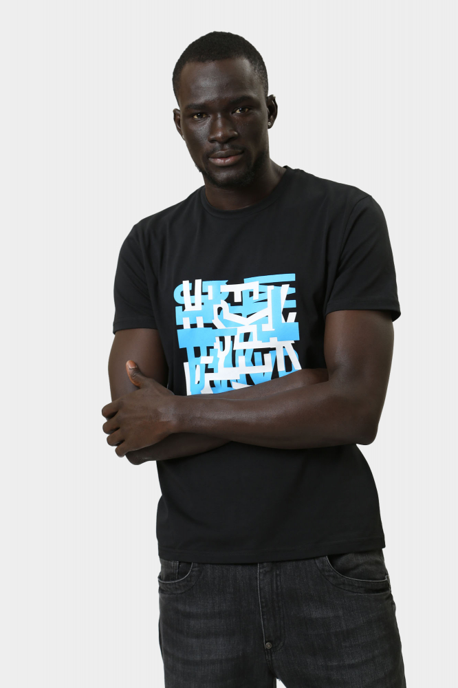 Шорты трикотажные Armani Exchange Хлопок Синий