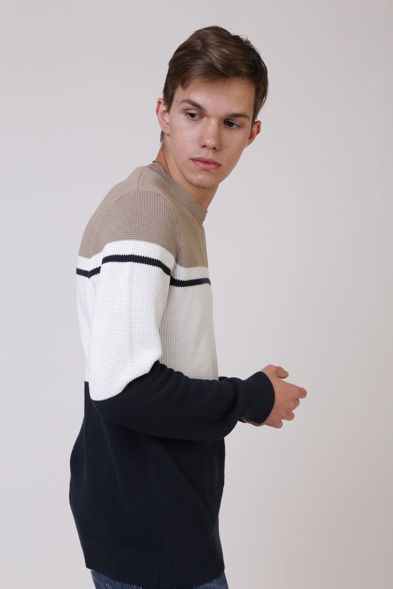 12173144_Crockery Джемпер Jack & Jones Синий