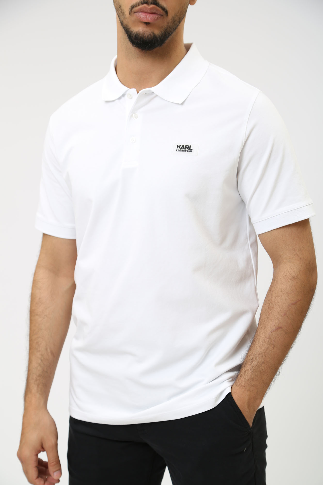 542221_745021 Поло Karl Lagerfeld Белый