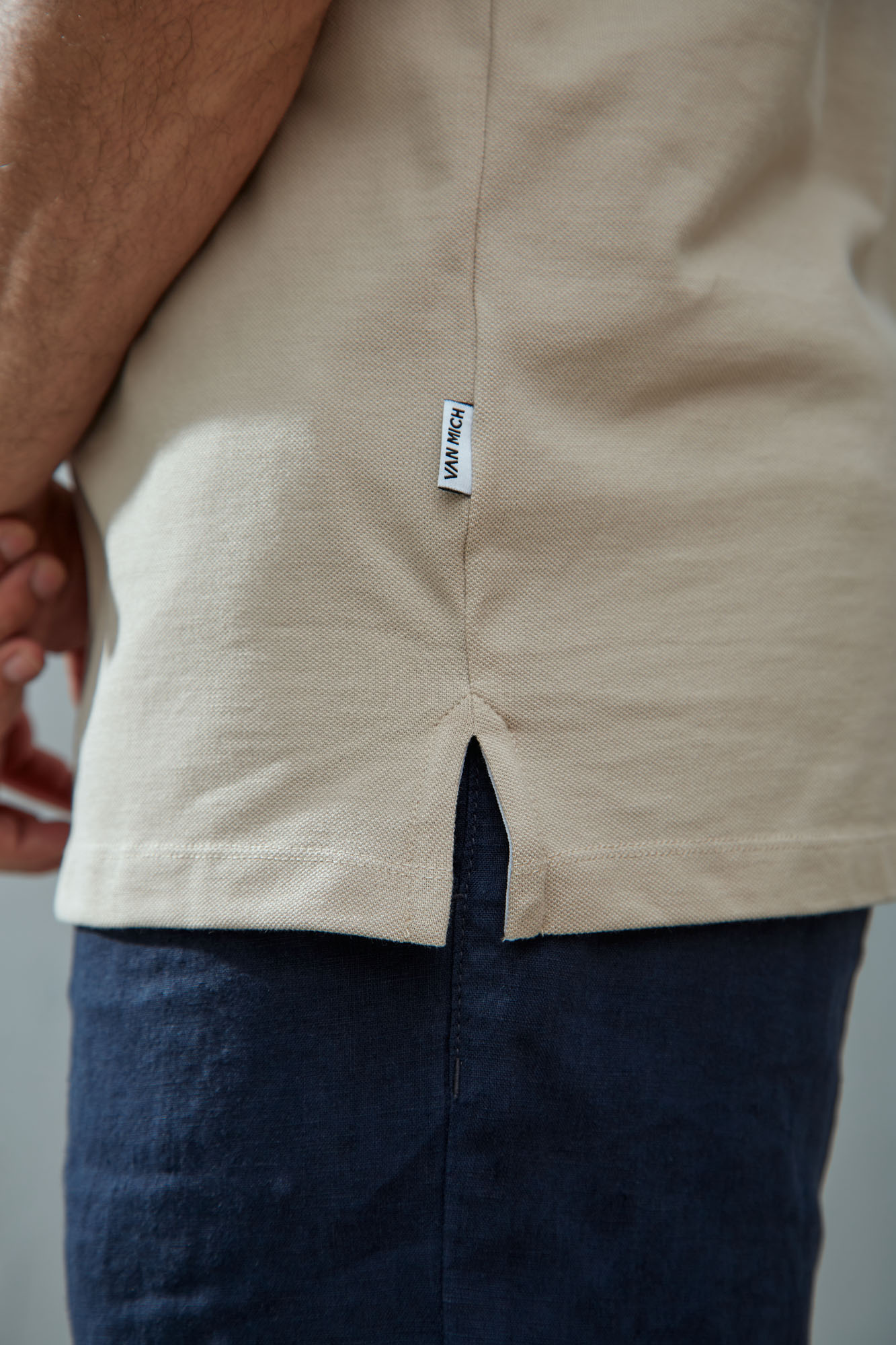 VM-ERK-22-034 Поло Van Mich Бежевый