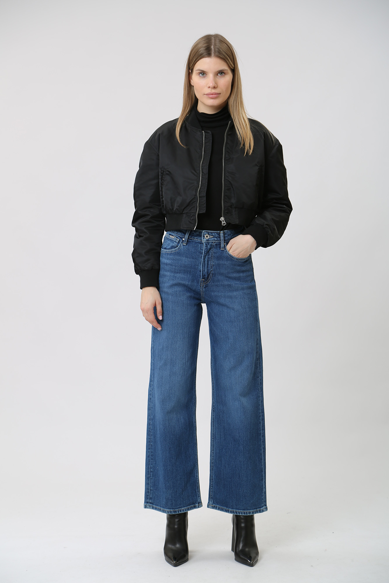 PL204598GX8 джинсы wide leg jeans uhw  pepe jeans 