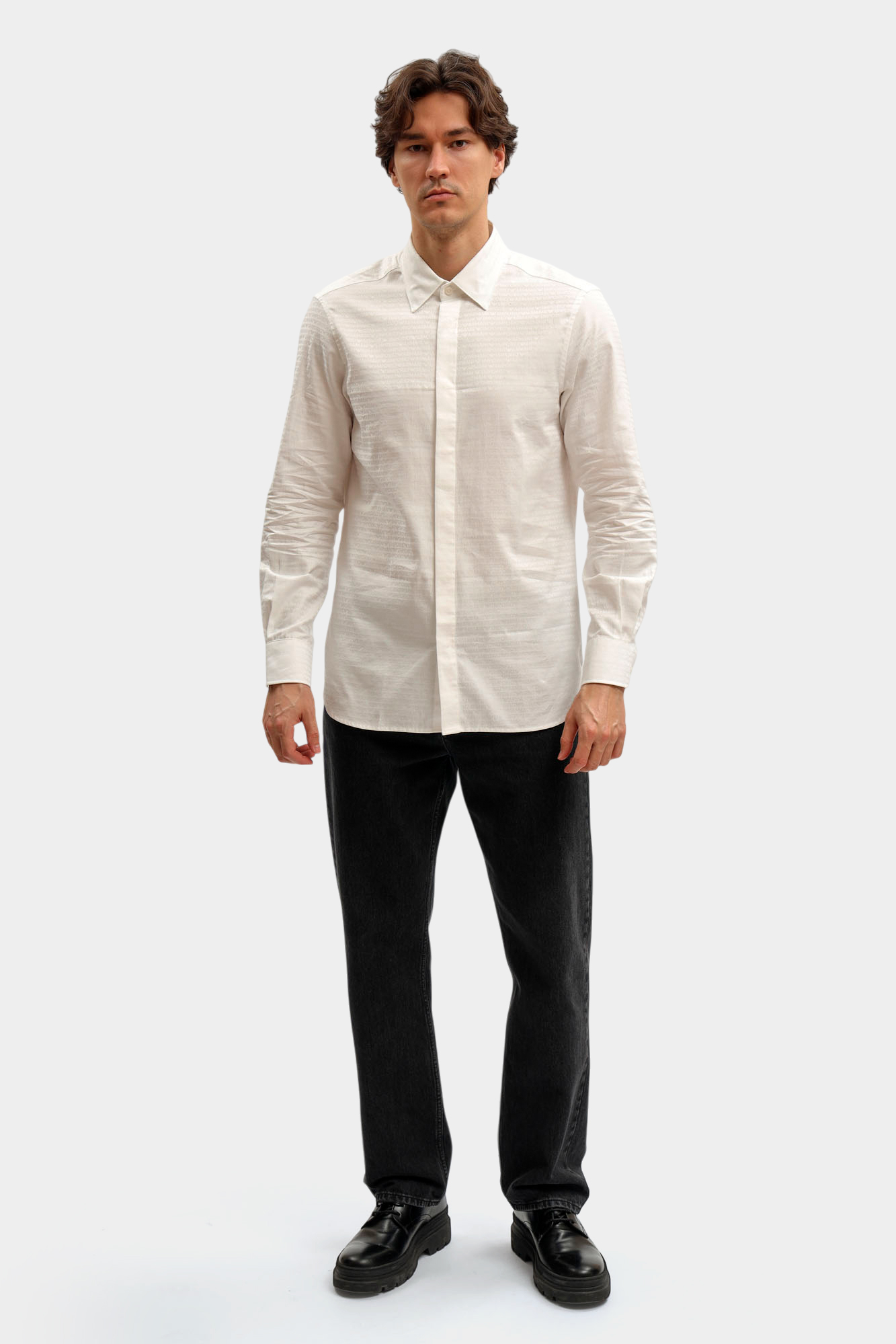 EM003755_ AF18123 Рубашка Emporio Armani Белый