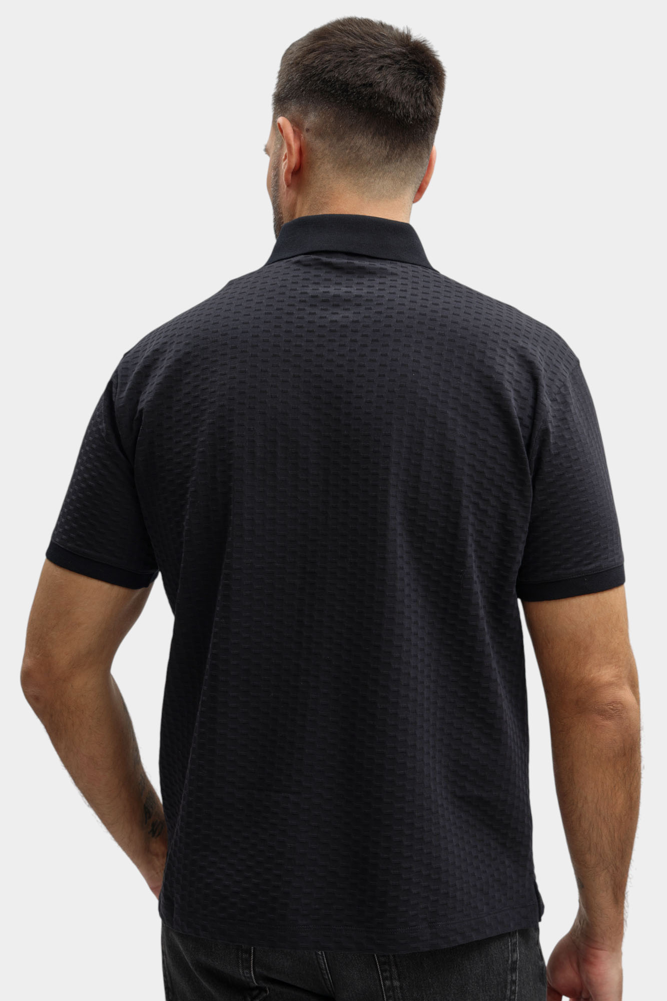 EM001295_AF10762 Поло Emporio Armani Серый