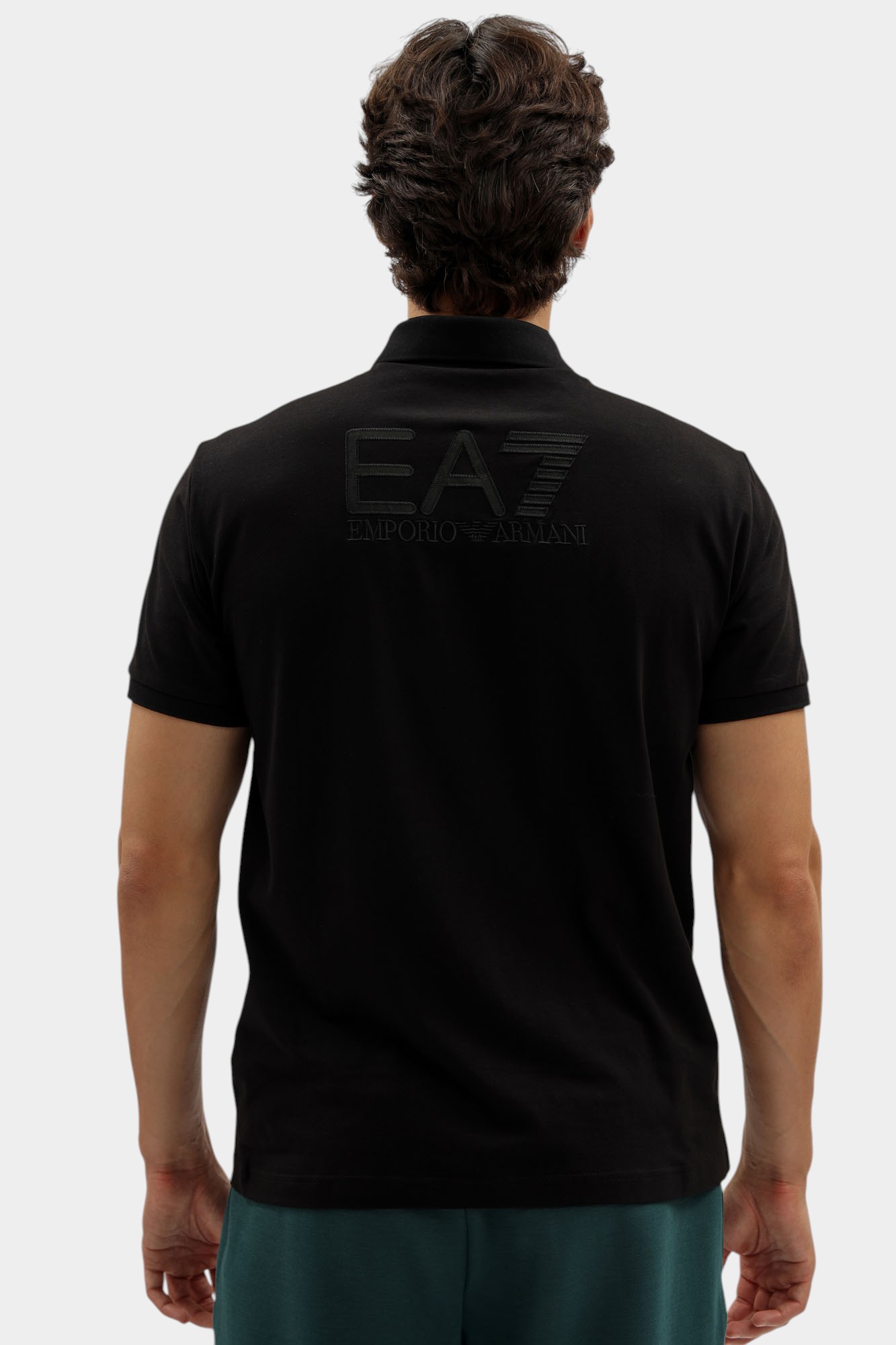 7M000901_AF10373 Поло EA7 Черный