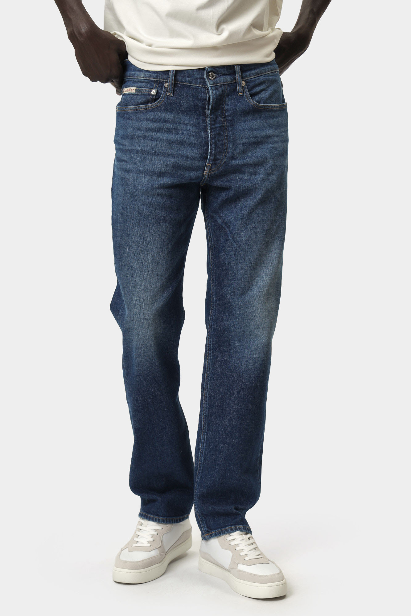 J30J327016 Брюки джинсовые Calvin Klein Jeans Синий