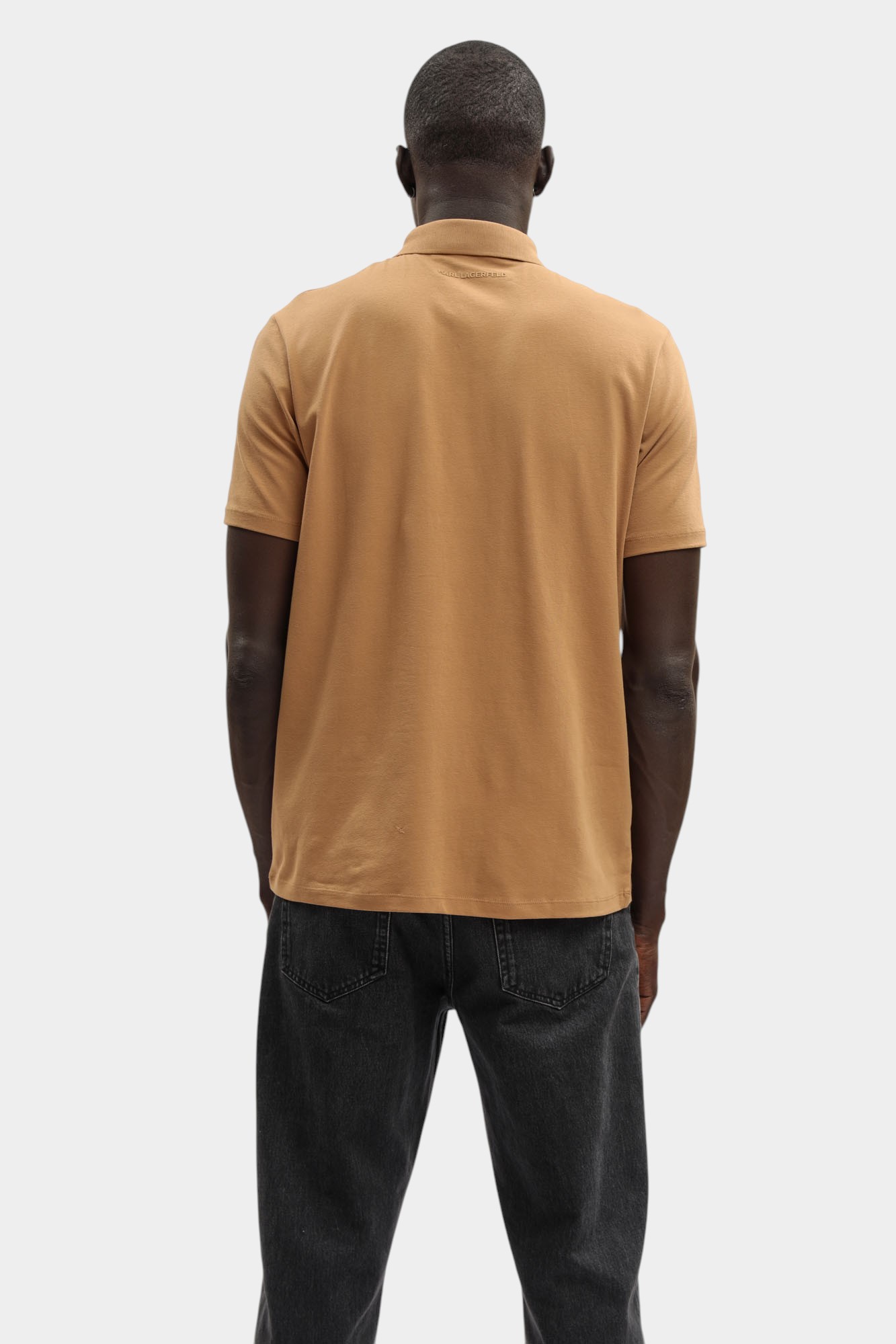 554221_745750 Поло Karl Lagerfeld Коричневый