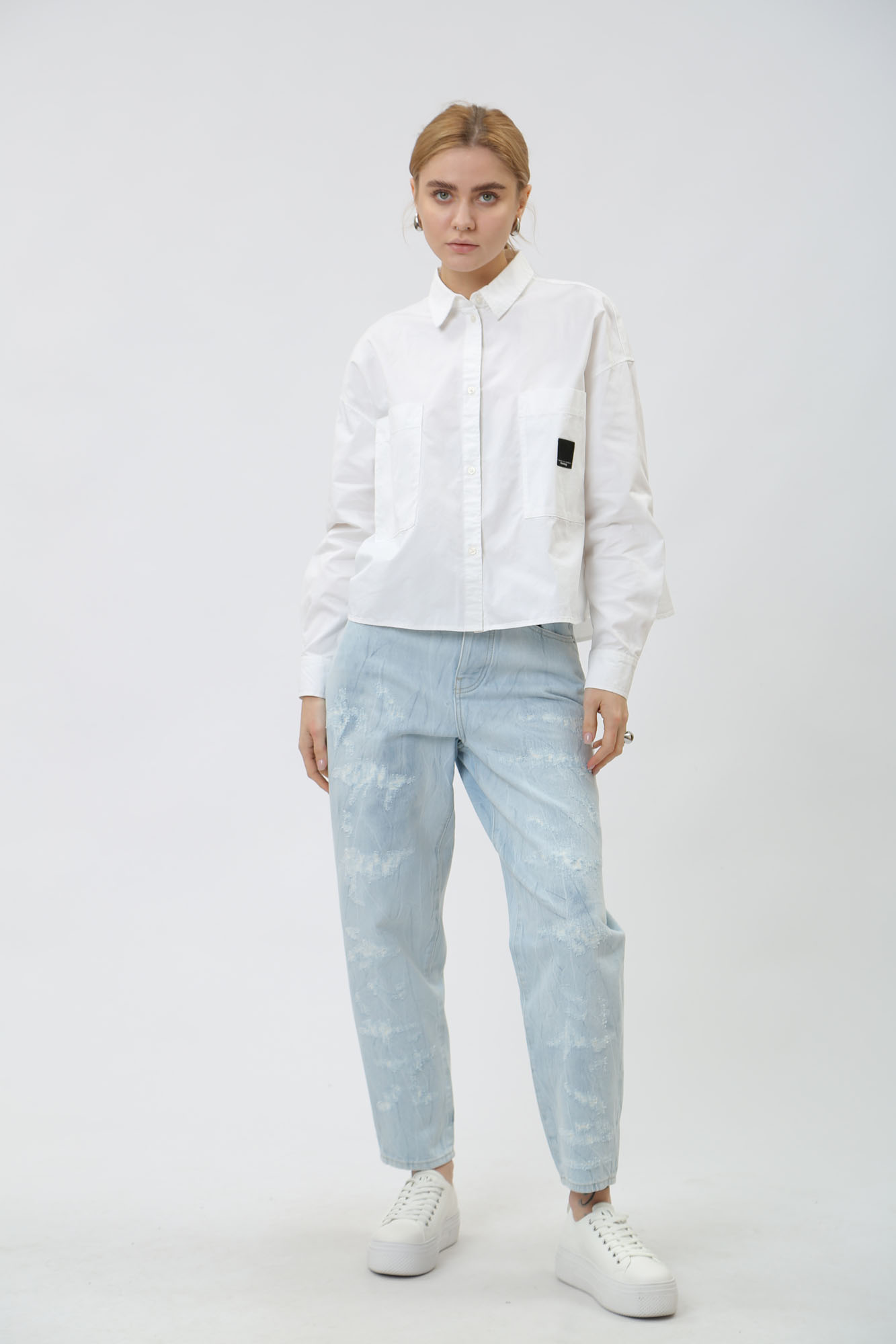 3DYJ51_Y36HZ брюки джинсовые armani exchange 