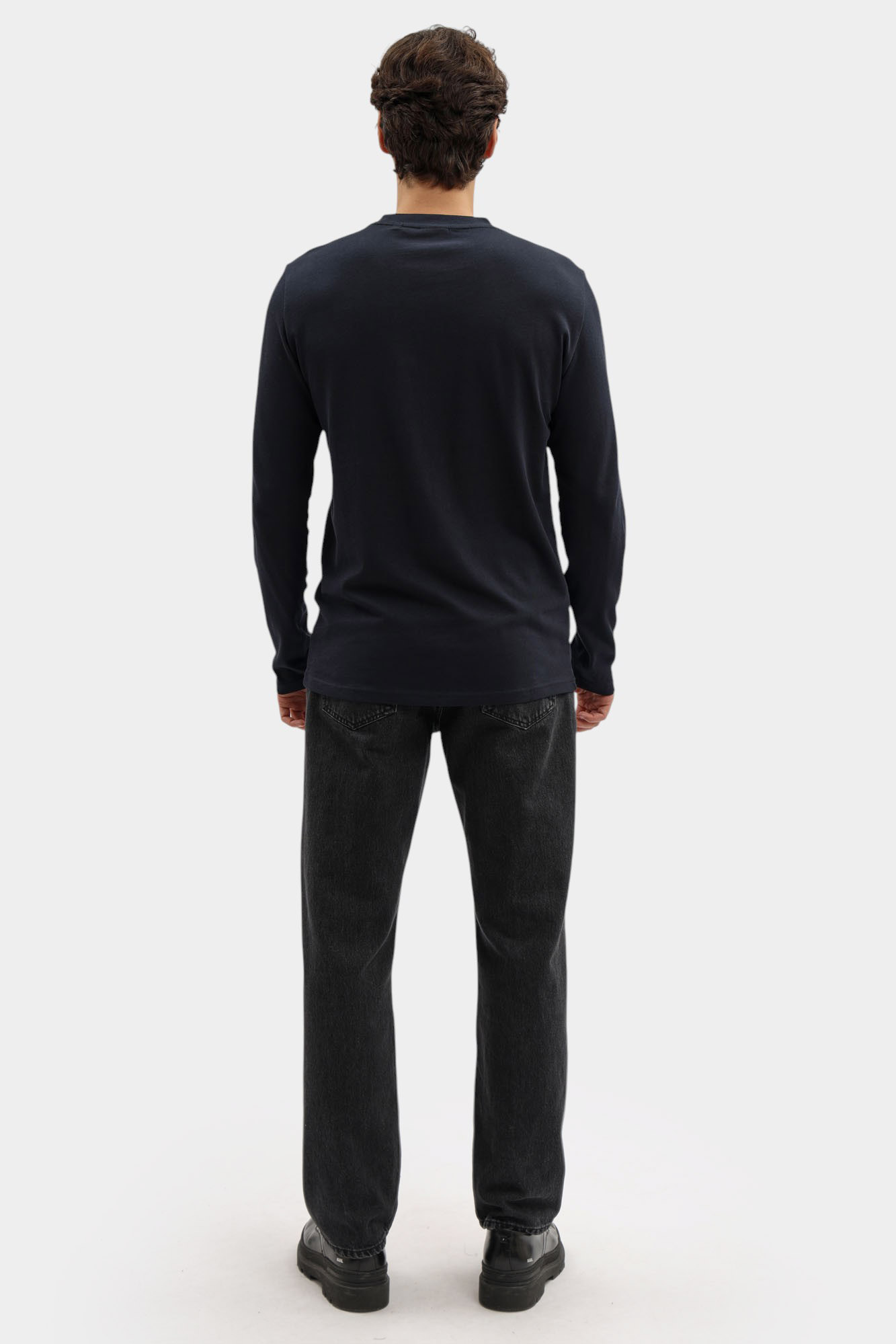 1016874 Лонгслив Mustang Синий