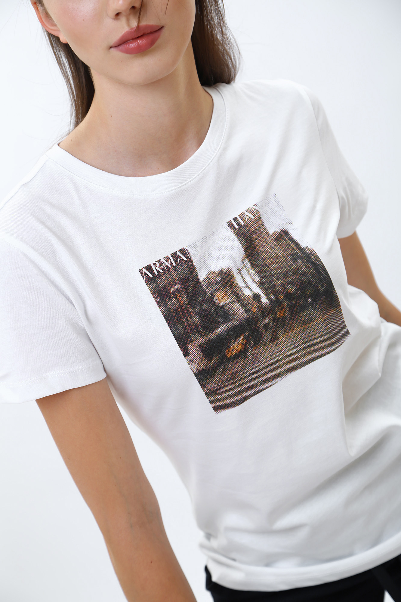 6LYT47_YJ6QZ футболка armani exchange 