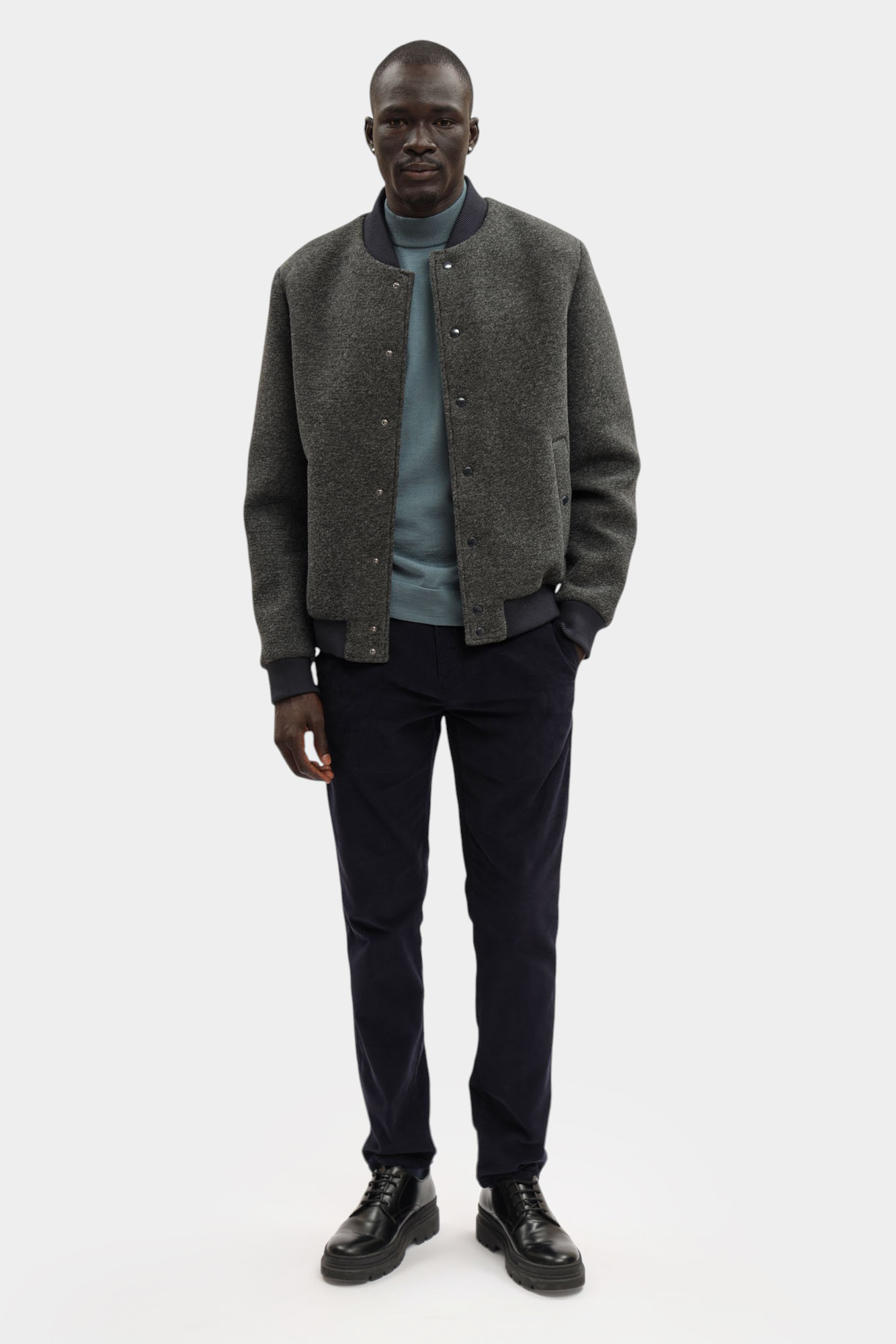 M5615CT3289F Бомбер Geox Серый