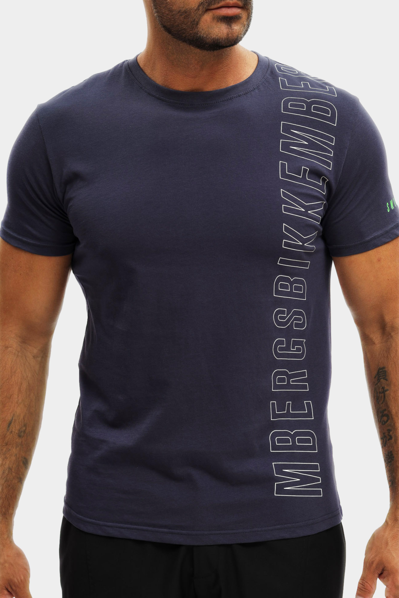 BKK25MTS01 Футболка Bikkembergs Синий