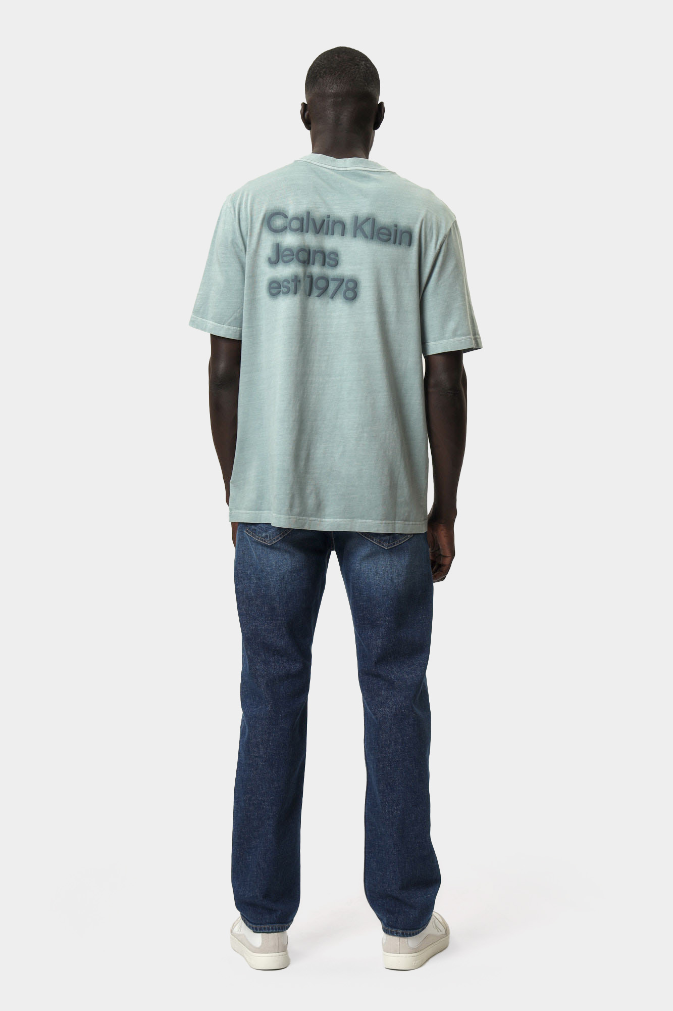 J30J327078 Футболка Calvin Klein Jeans Голубой